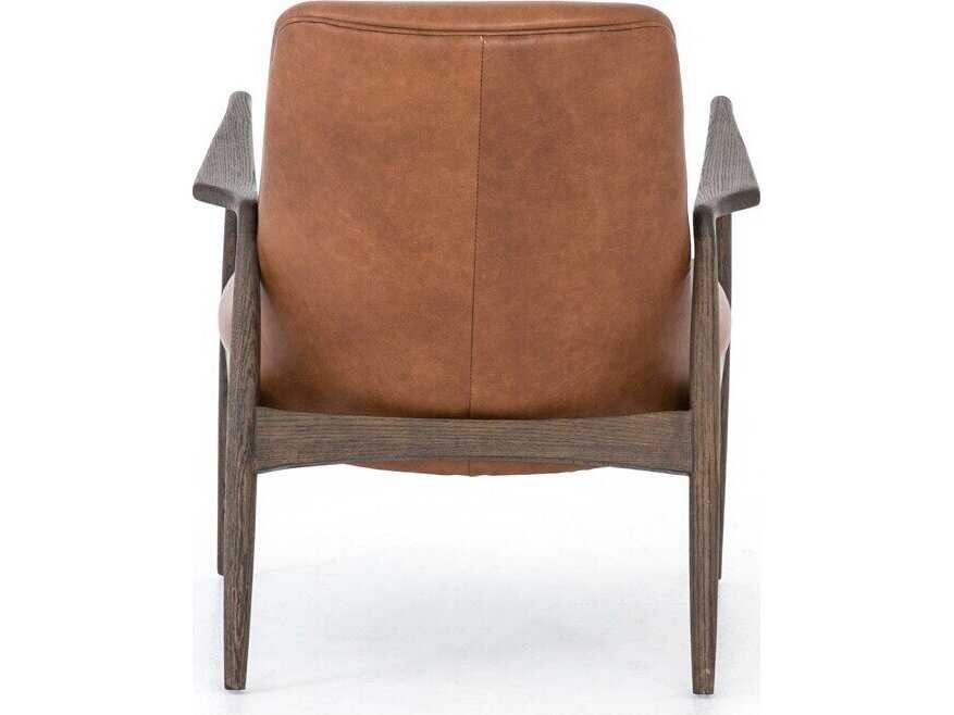 Four Hands Ashford Braden Brandy Leather Accent Chair