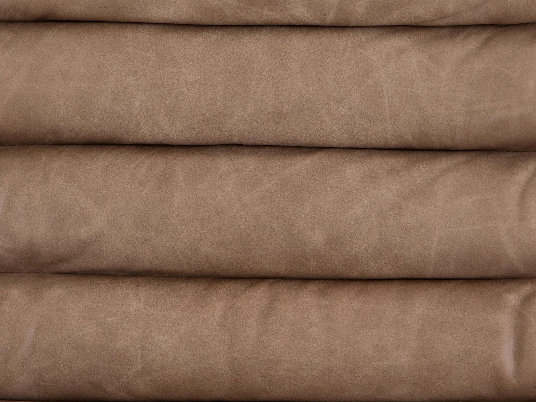 Four Hands Carnegie Beige Leather Computer Office Chair