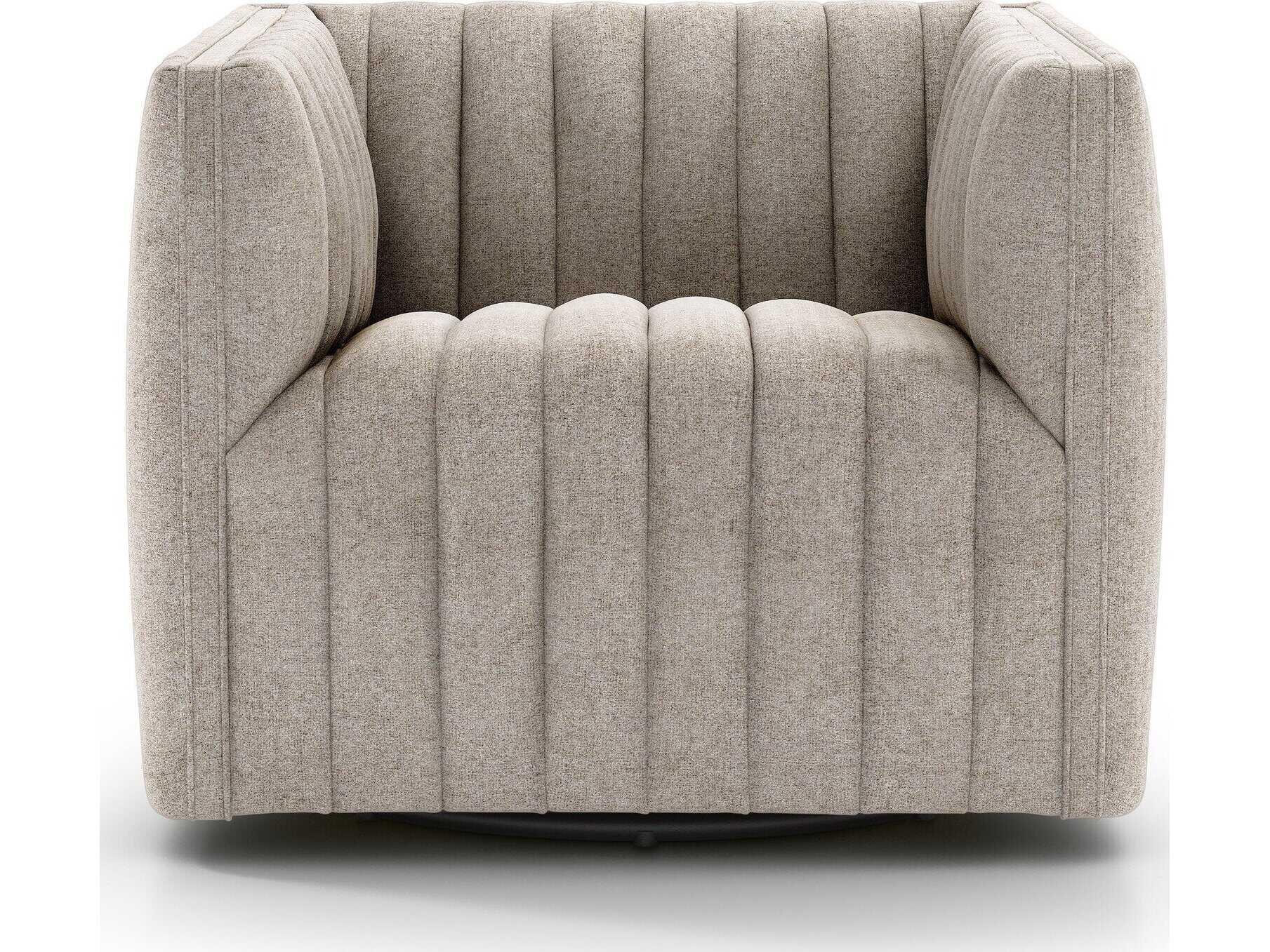 Four Hands Grayson Augustine Swivel Fabric Accent Chair