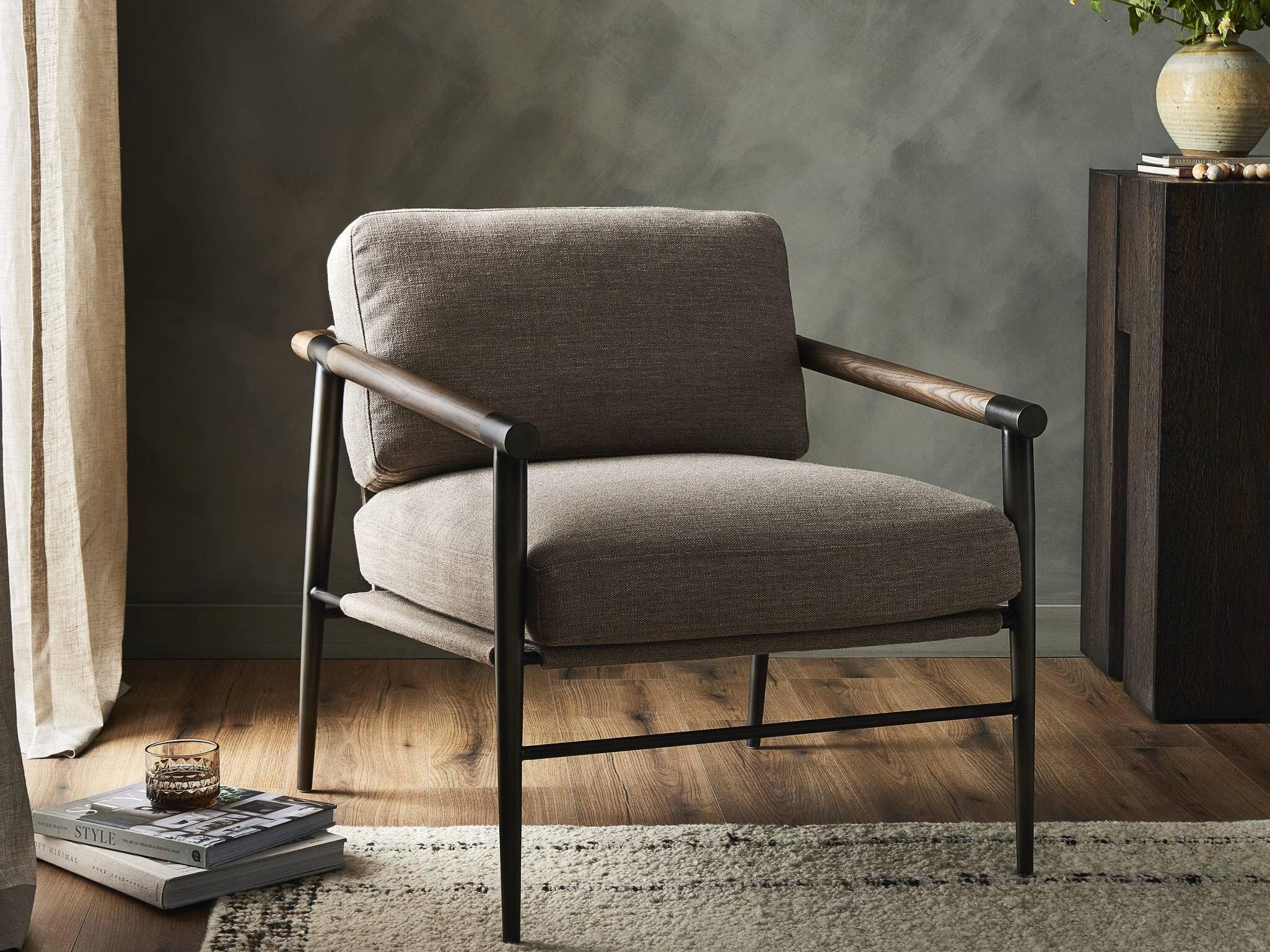 Four Hands Grayson Rowen Alcala Fawn  Accent Chair