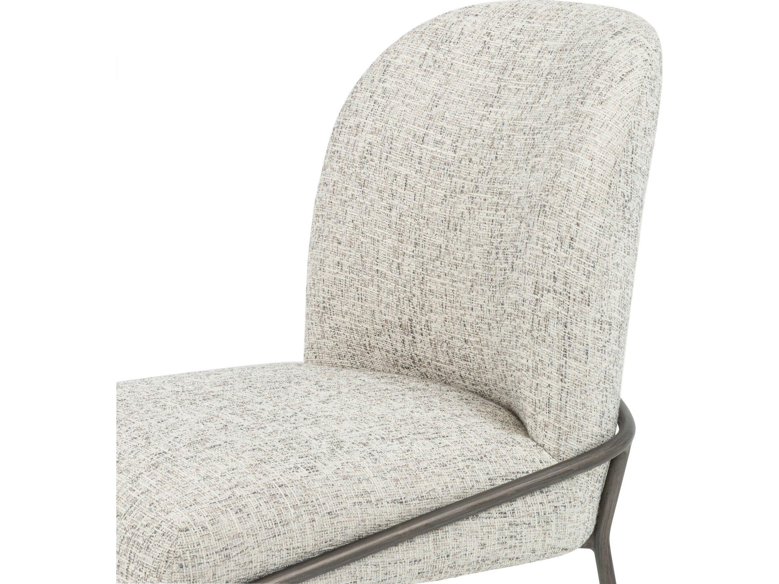 Four Hands Grayson Astrud Upholstered Lyon Pewter Brushed Slate Bar Stool