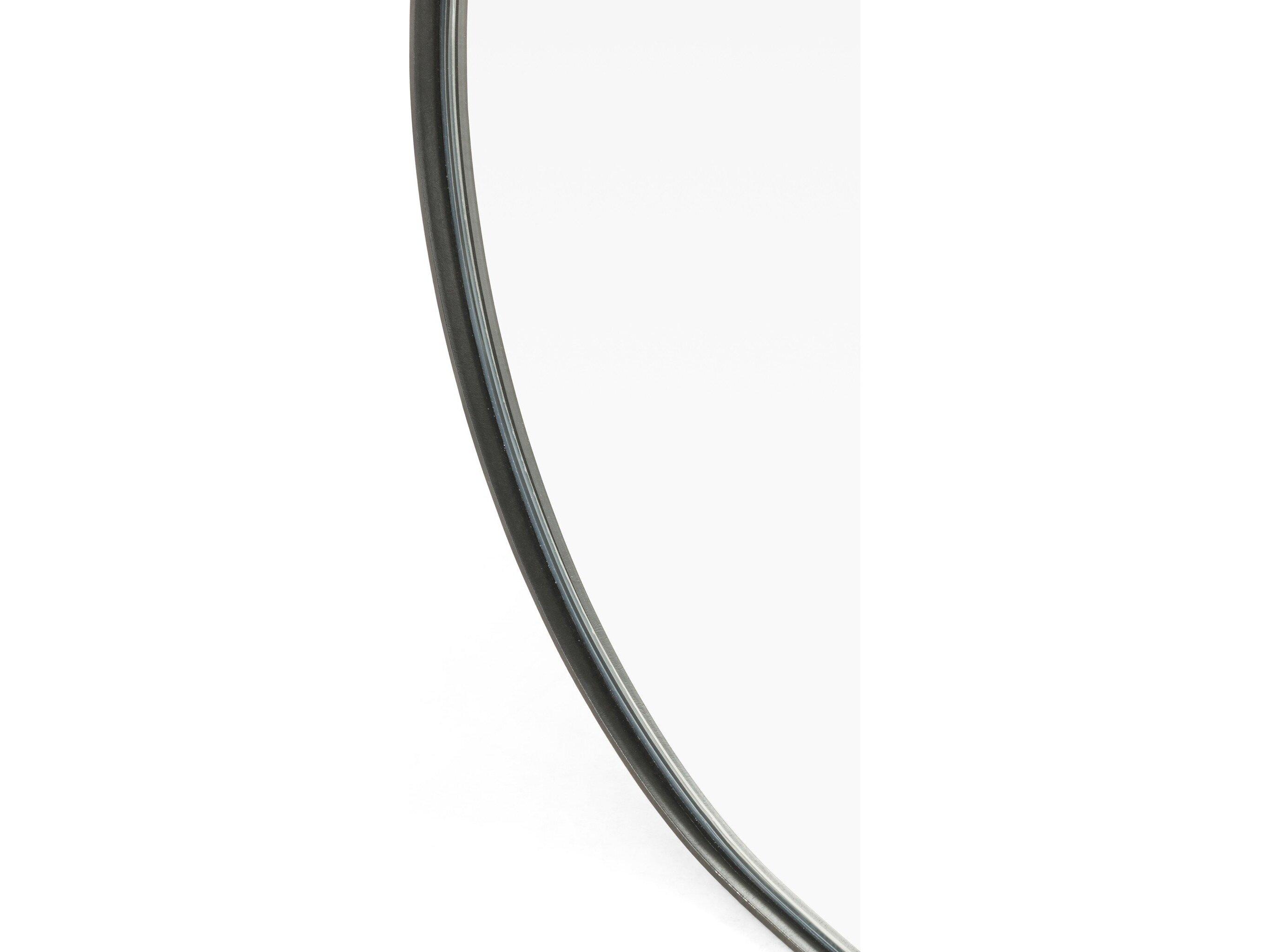 Four Hands Hughes Bellvue Rustic Black Rectangular Square Mirror