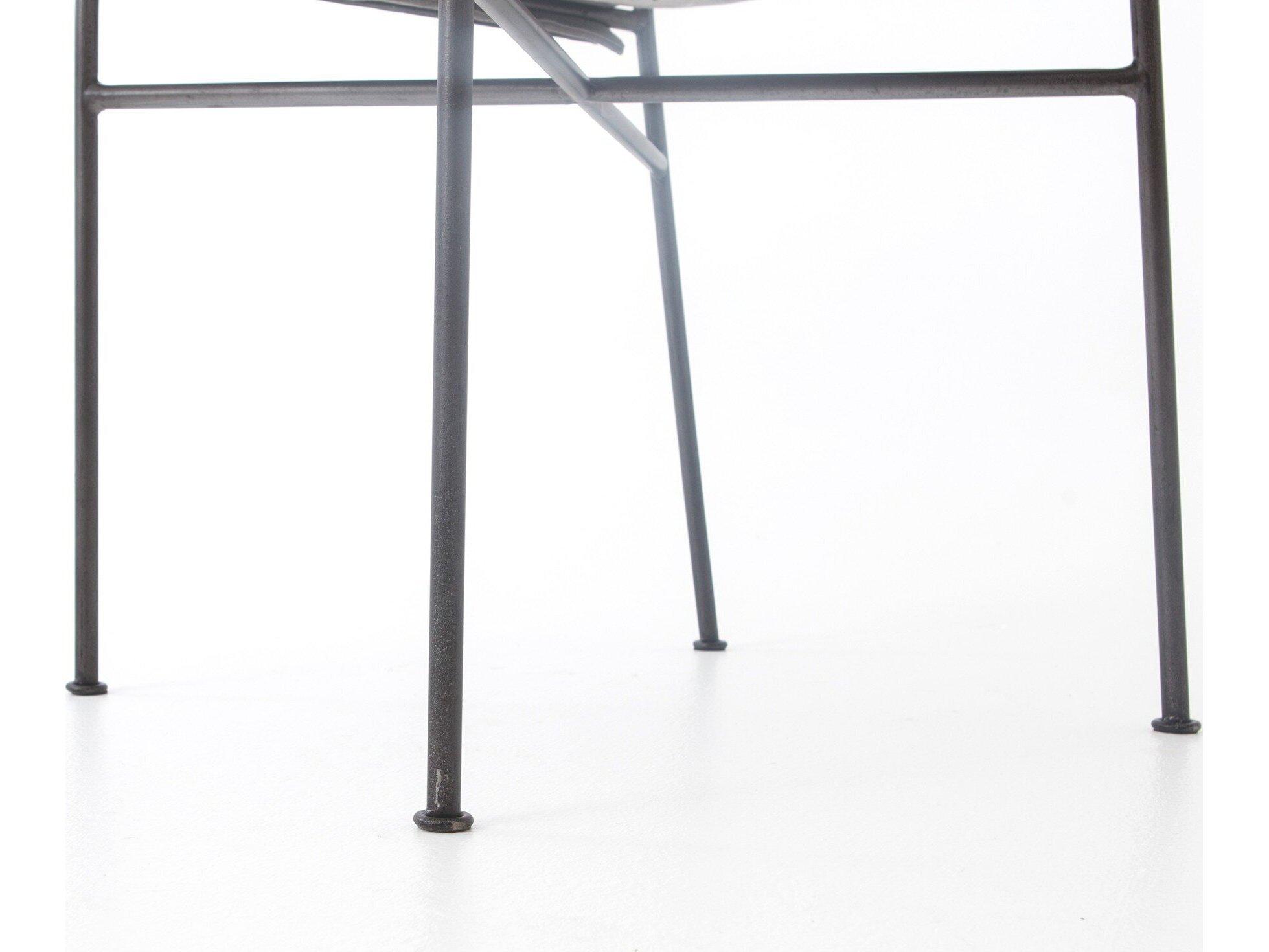 Four Hands Irondale Wharton Stonewash Grey Upholstered Dining Chair