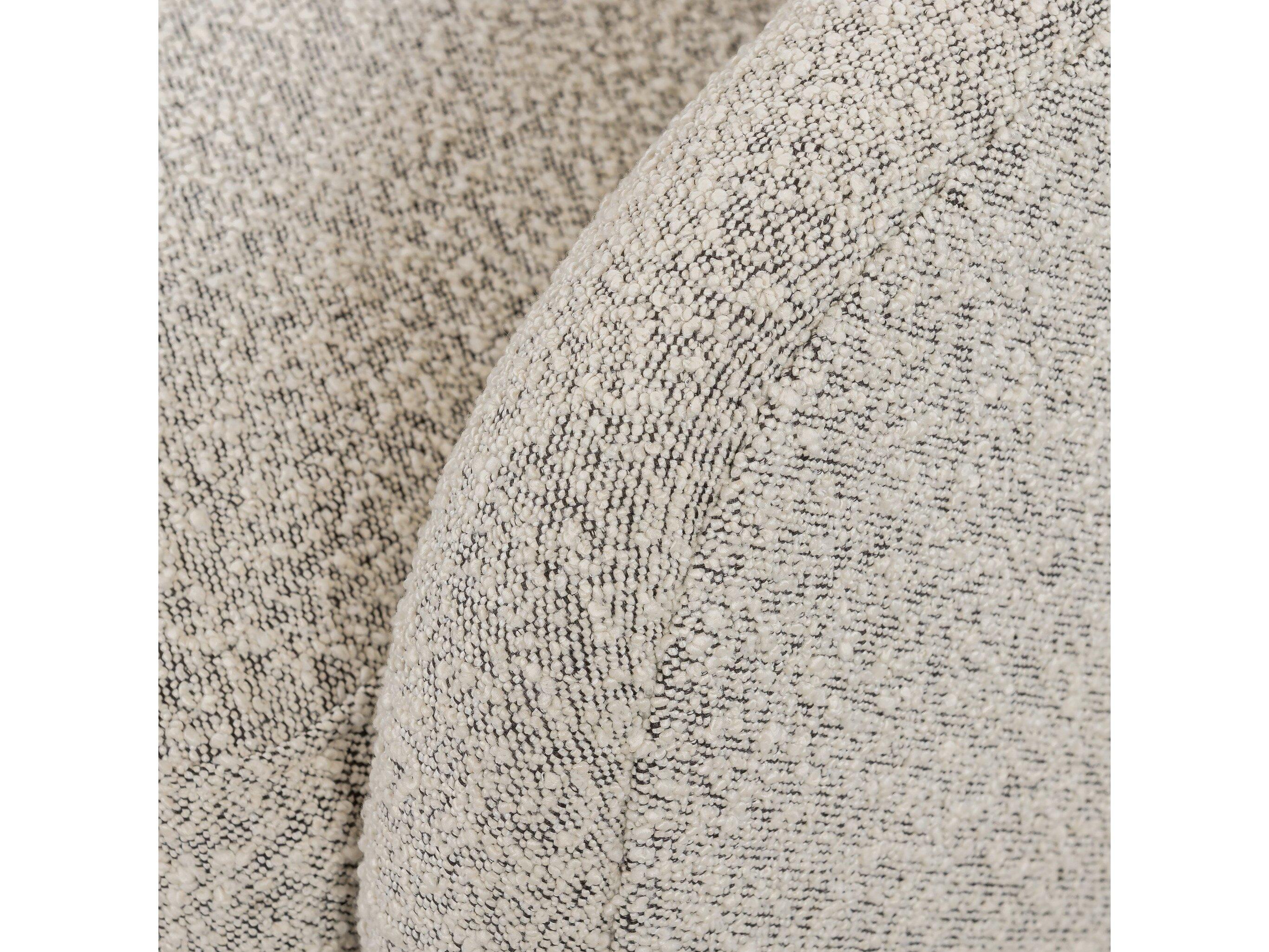 Four Hands Farrow Topanga Swivel Gray Fabric Accent Chair