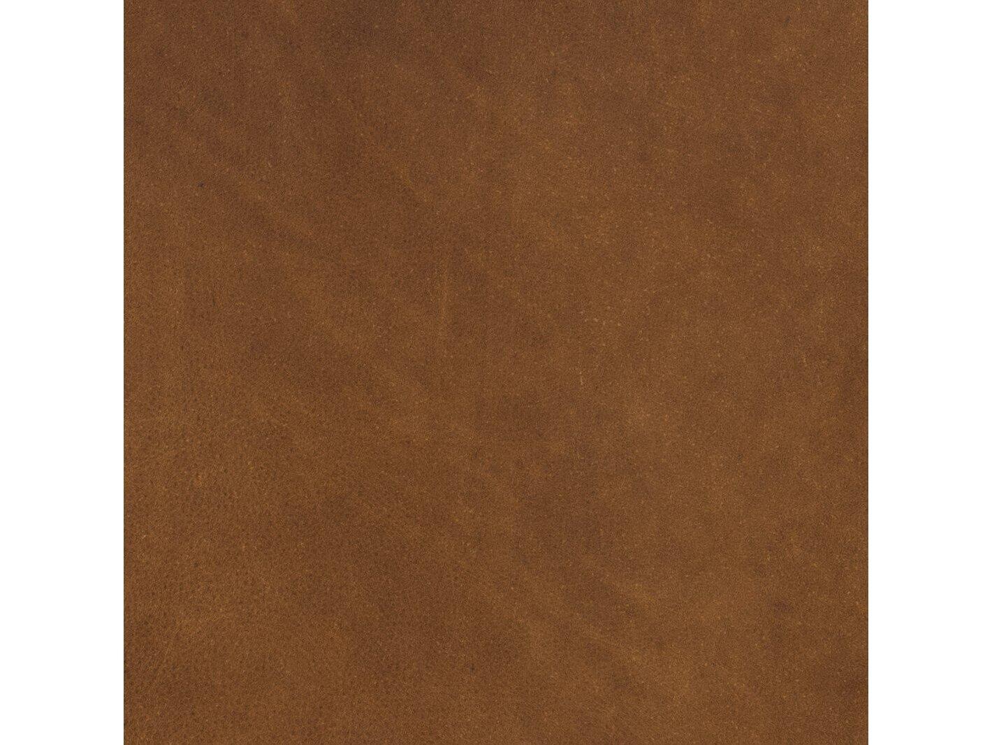 Four Hands Kensington Topanga Swivel Brown Leather Accent Chair