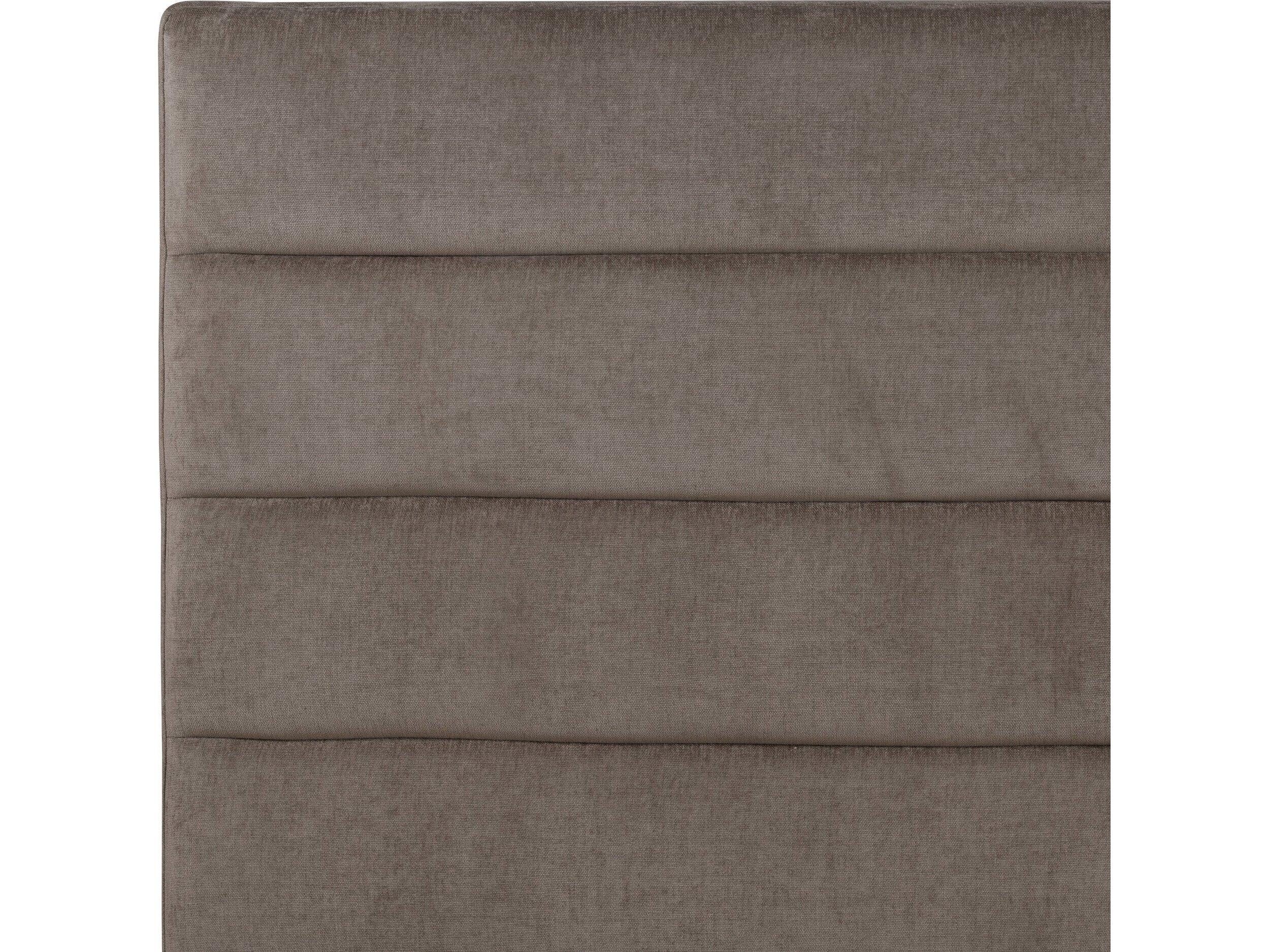 Four Hands Easton Daphne Sage Worn Velvet Almond Gray Parrawood Upholstered Queen Platform Bed