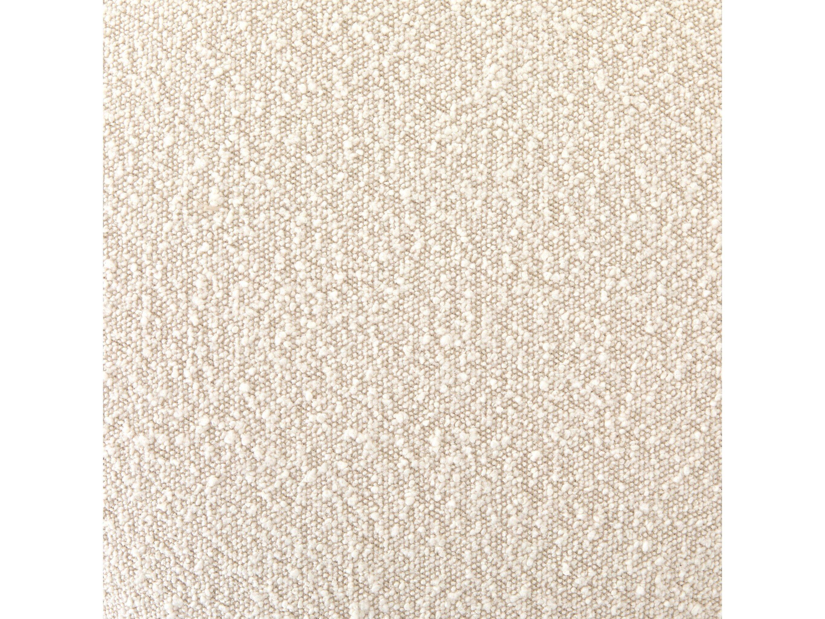 Four Hands Sinclair Westgate Distressed Natural Knoll White Upholstered Ottoman