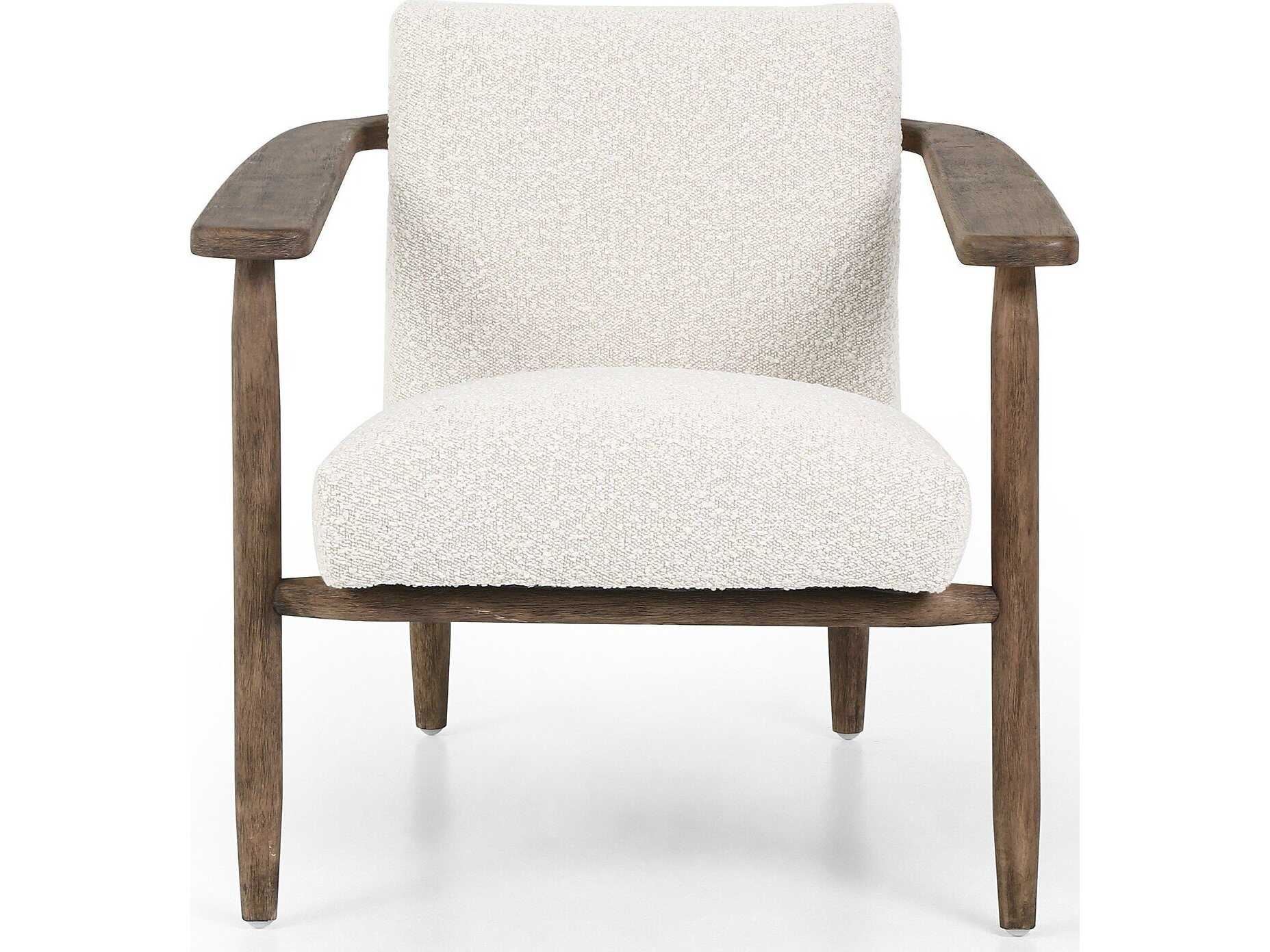 Four Hands Westgate Arnett White Fabric Accent Chair