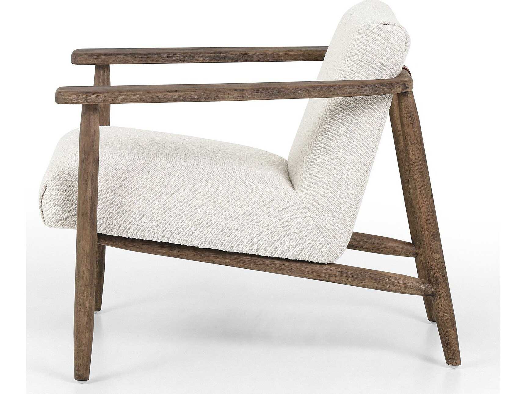 Four Hands Westgate Arnett White Fabric Accent Chair