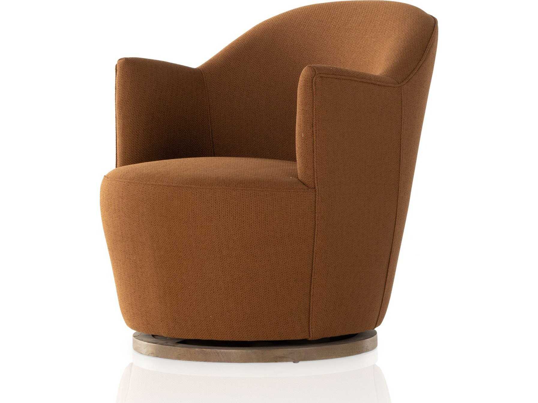 Four Hands Westgate Aurora Patton Burnish  Swivel Chair