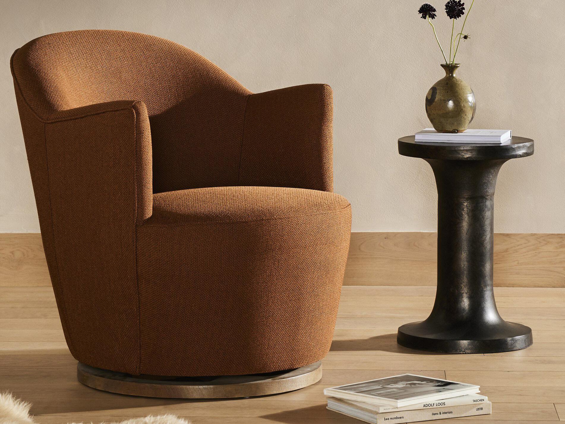 Four Hands Westgate Aurora Patton Burnish  Swivel Chair