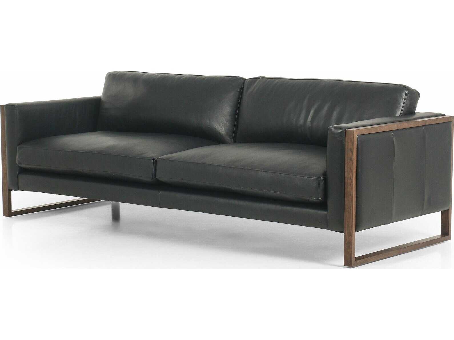 Four Hands Kensington Otis Harrison Black Sofa