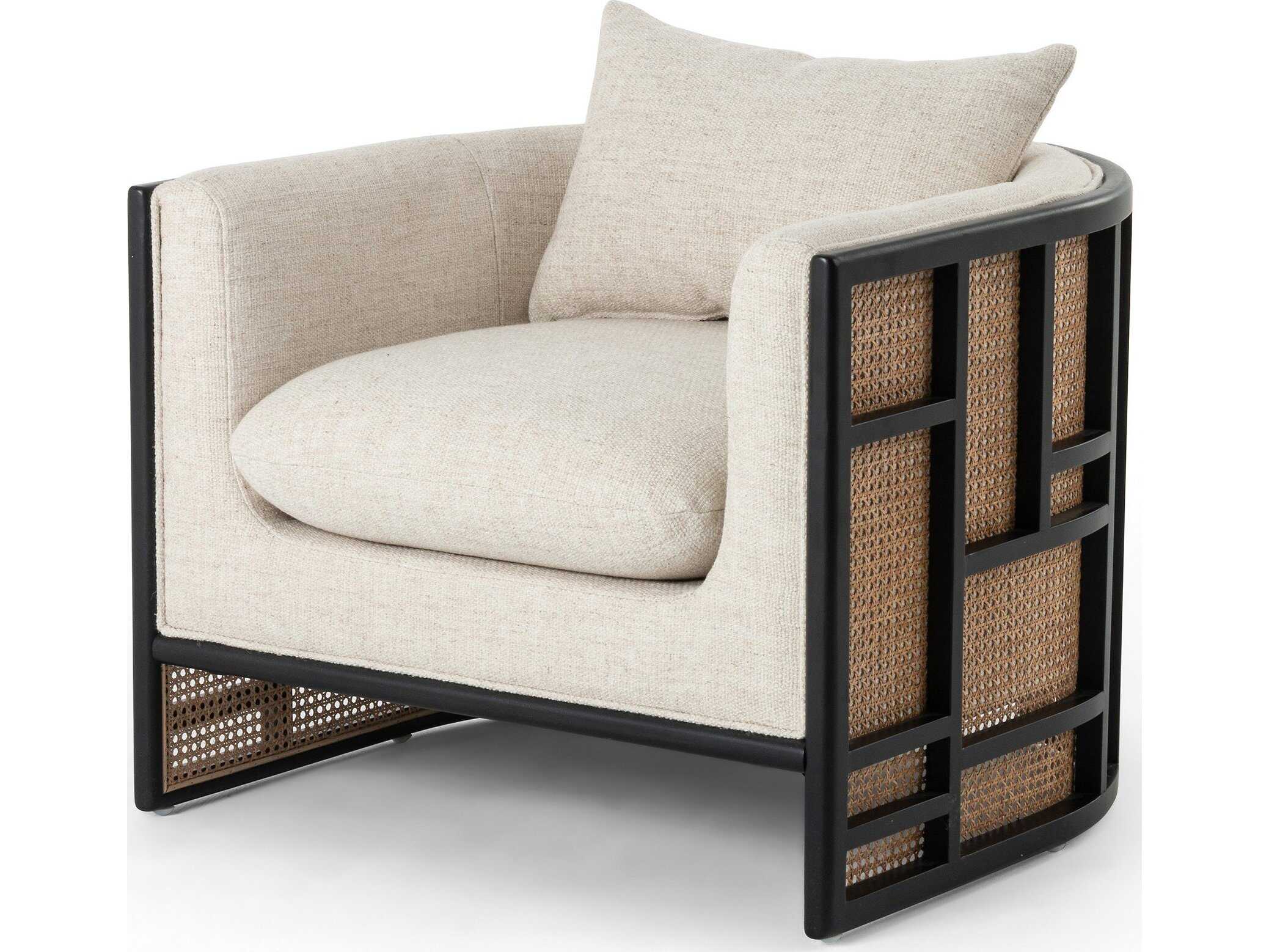 Four Hands Westgate June Beige Fabric Accent Chair