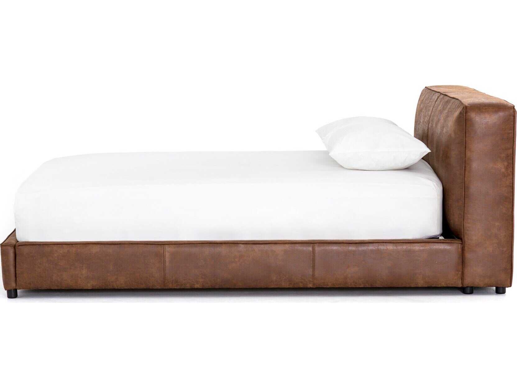 Four Hands Easton Aidan Vintage Tobacco Queen Bed