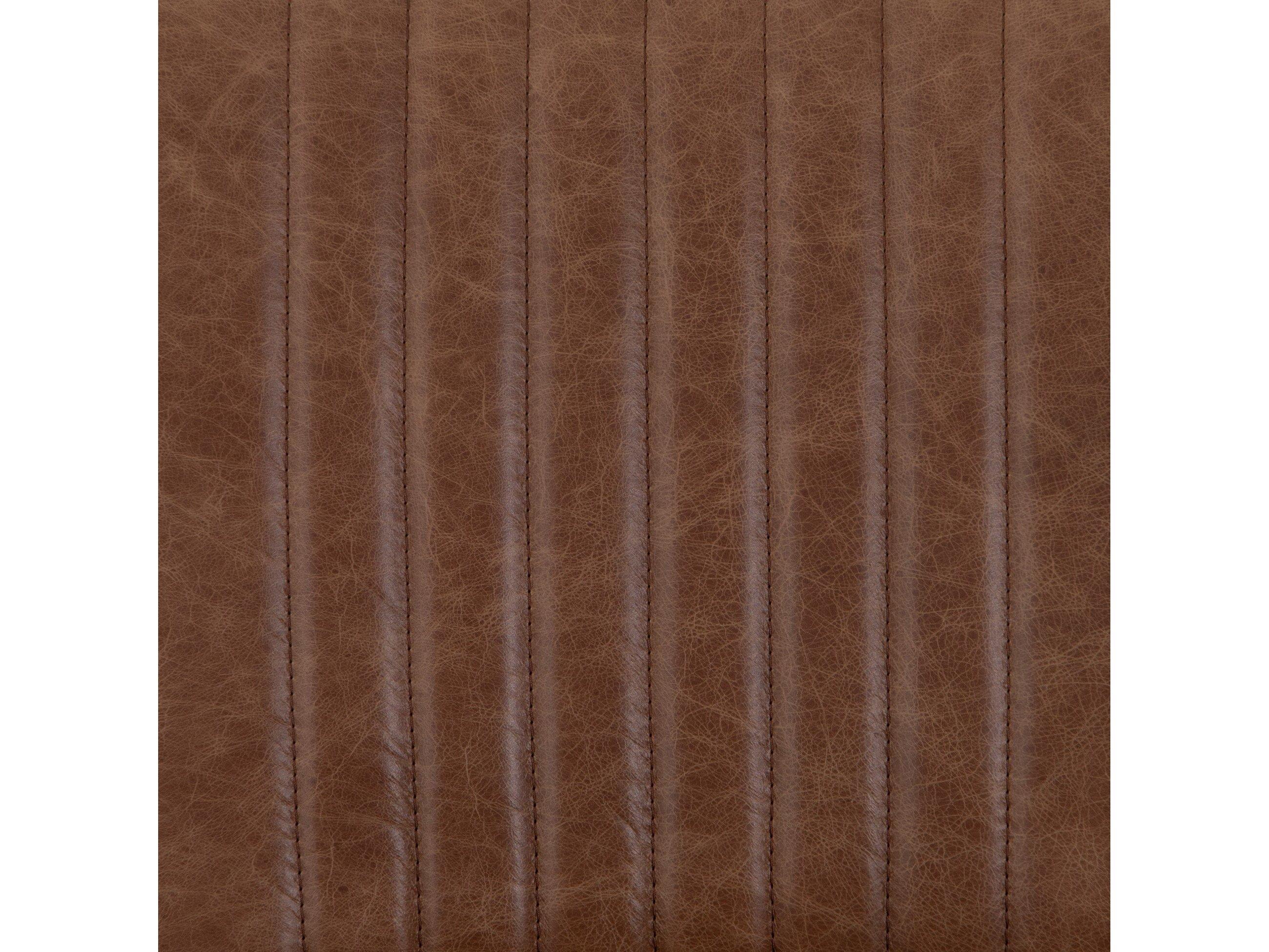 Four Hands Westgate Alice Leather Beech Wood Brown Upholstered Side Dining Chair