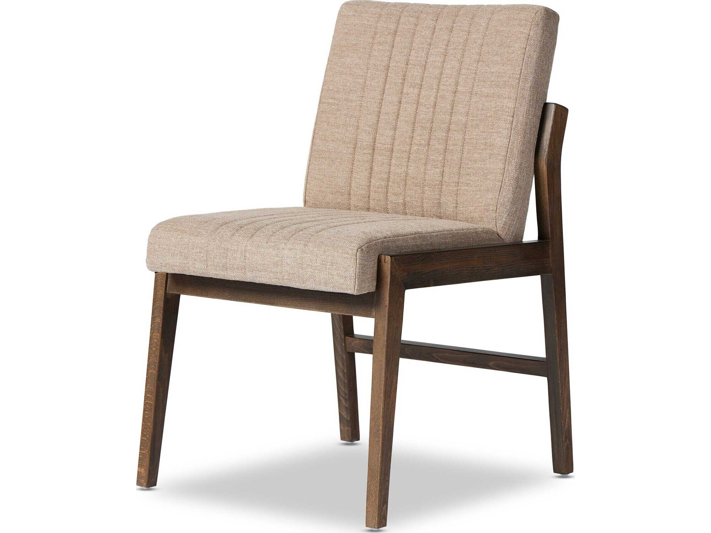 Four Hands Westgate Alice Alcala Fawn Upholstered Beech Wood Dining Chair