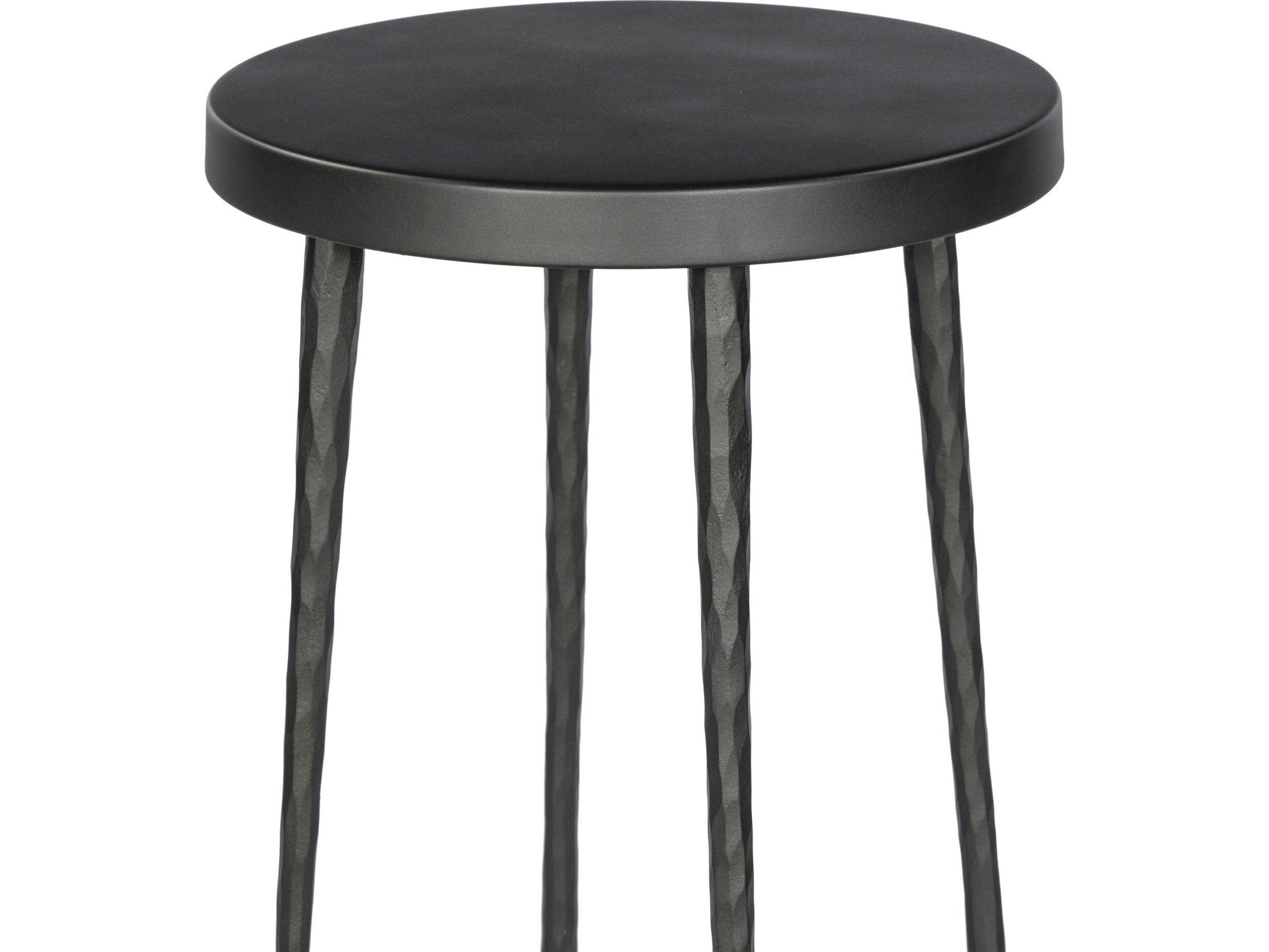 Four Hands Element Westwood Hammered Gunmetal  Bar Stool