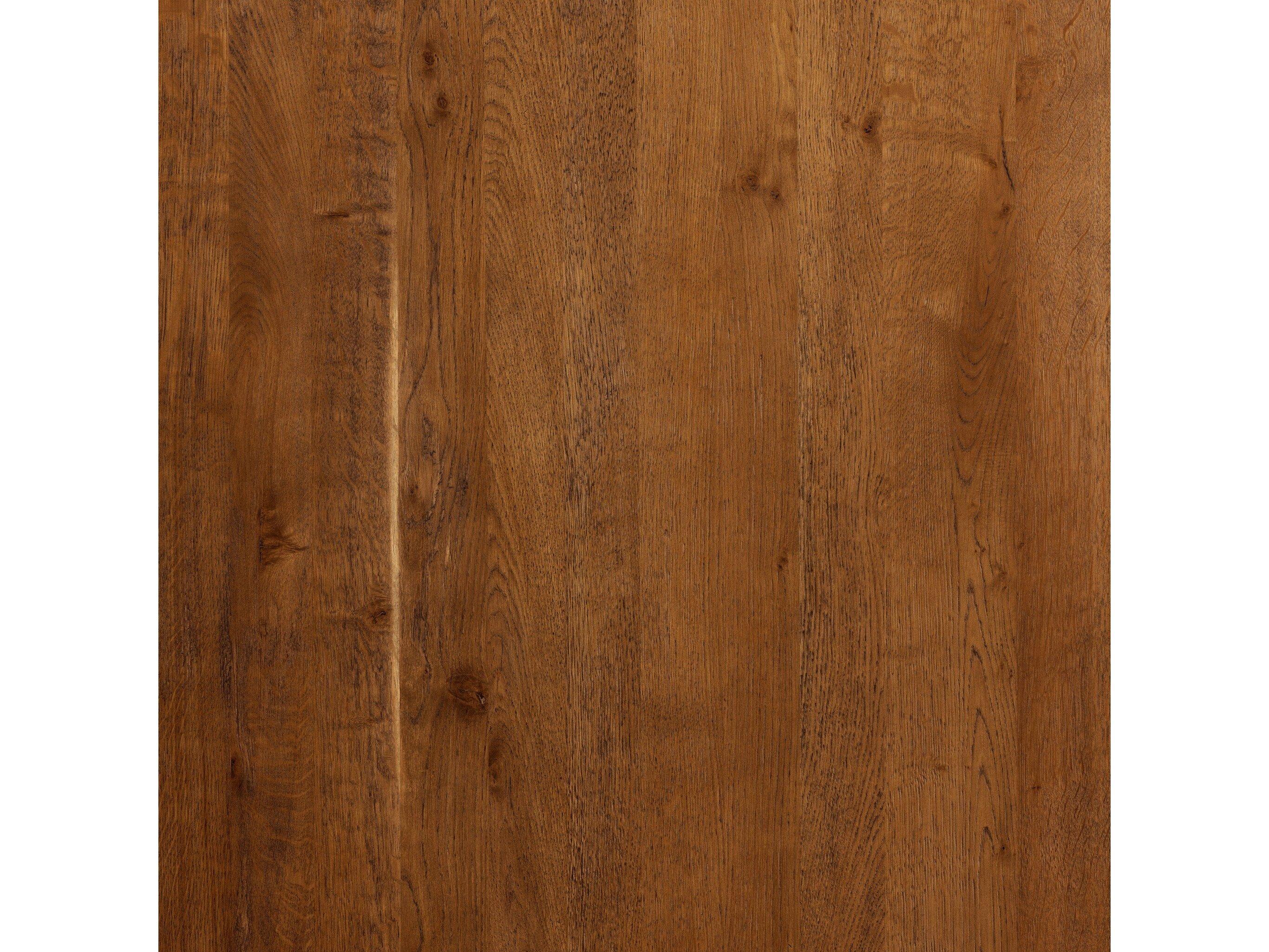 Four Hands Glenwood Dark Smoked Oak Rectangular Wood Counter Table