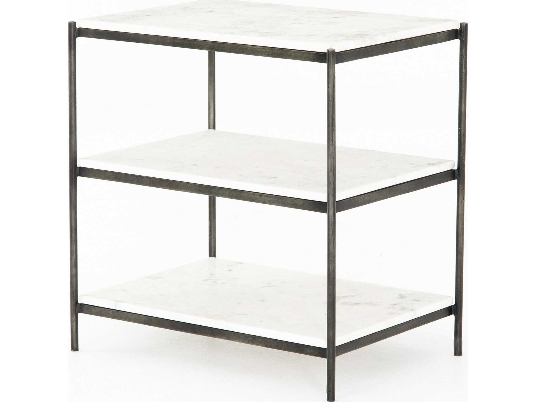 Four Hands Marlow Felix White Nightstand