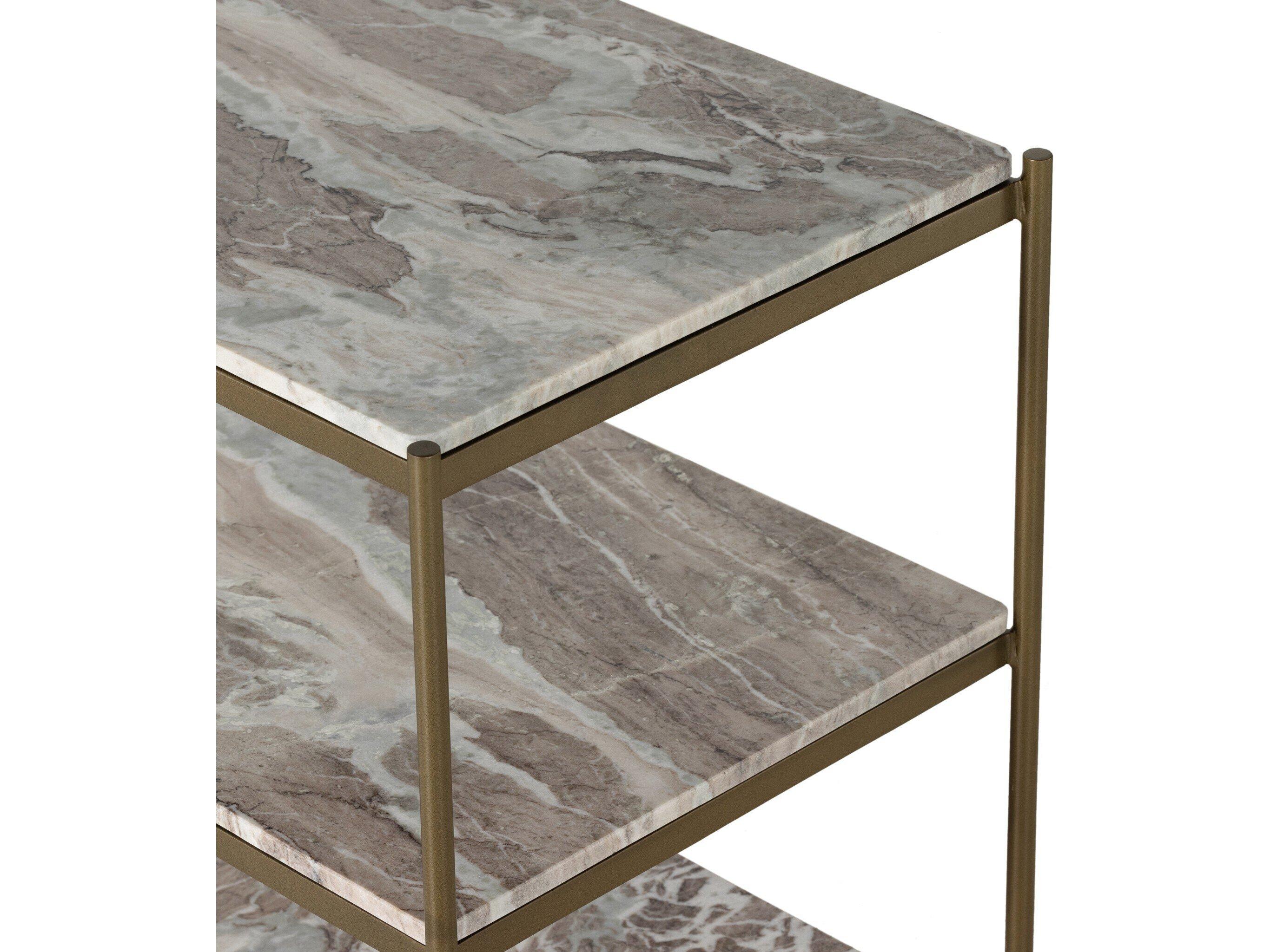 Luxecor Globetrotter Felix Gray Nightstand