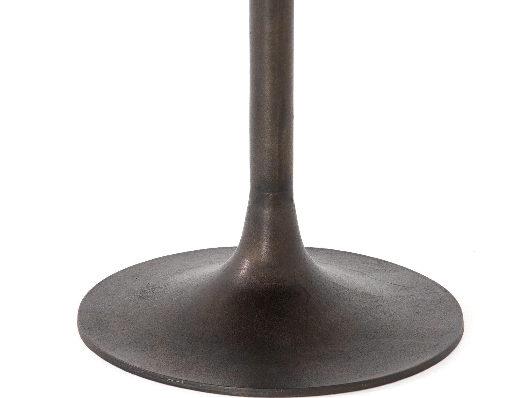 Four Hands Marlow Simone Round Metal Antique Rust Dining Table