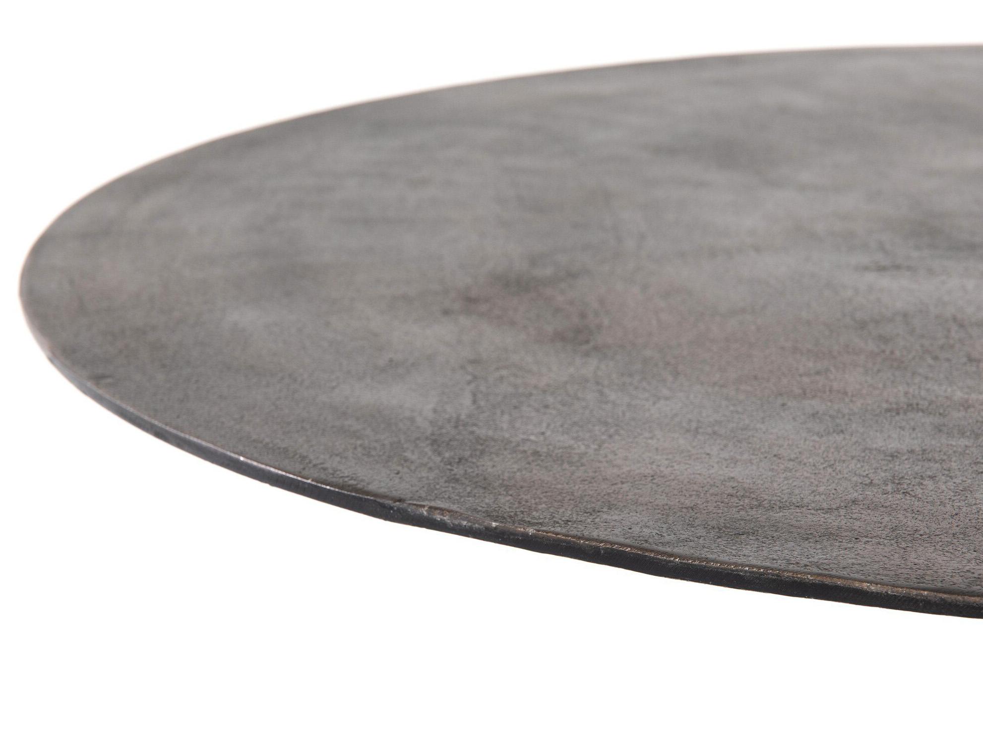 Four Hands Marlow Simone Round Metal Antique Rust Dining Table