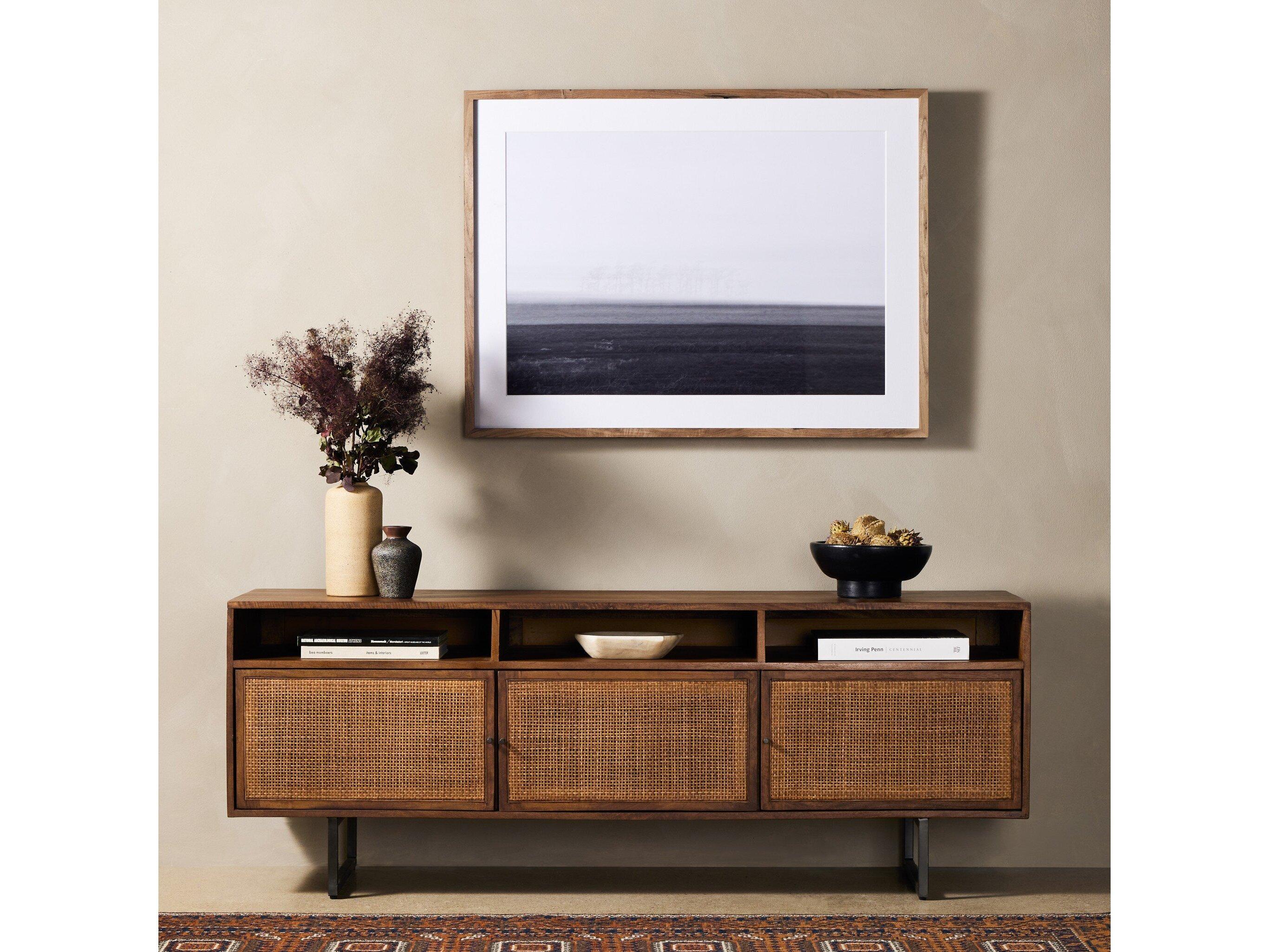 Four Hands Prescott Carmel Brown Wash  Media Console