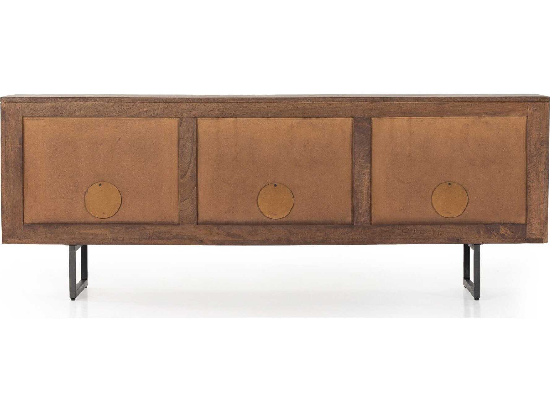 Luxecor Globetrotter Carmel Brown Wash  Media Console