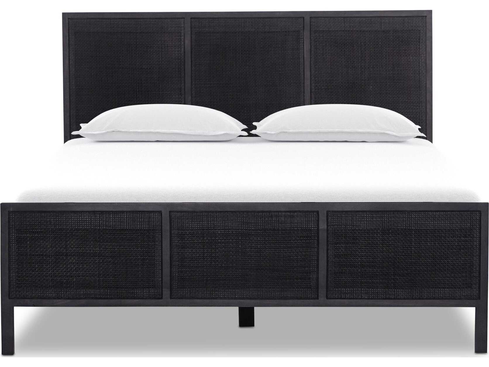 Four Hands Prescott Sydney Black Wash Queen Bed