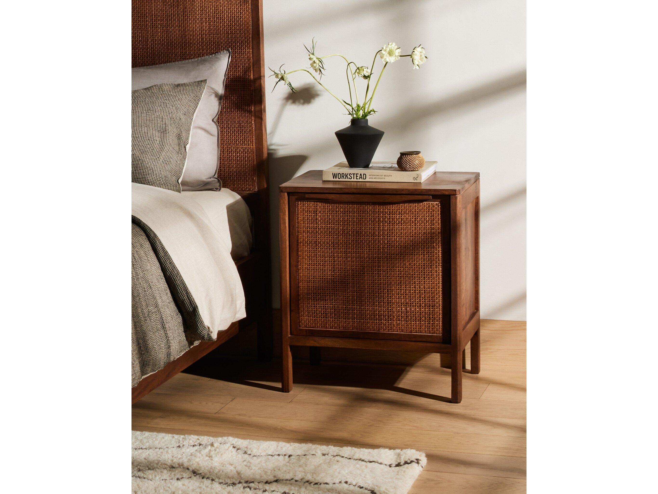 Four Hands Prescott Sydney Brown Wash Mango Wood Nightstand