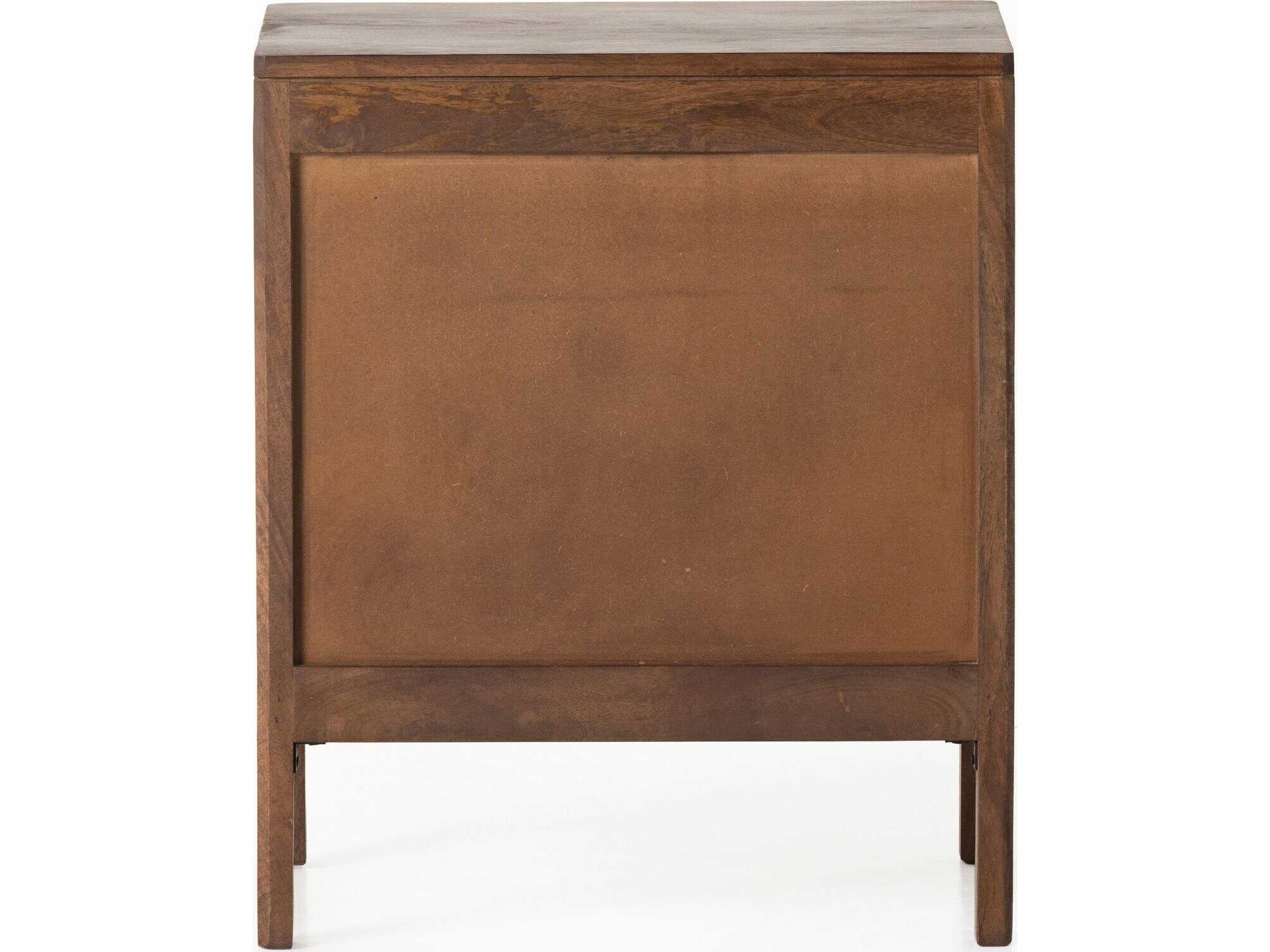 Luxecor Globetrotter Sydney Brown Wash Mango Wood Nightstand