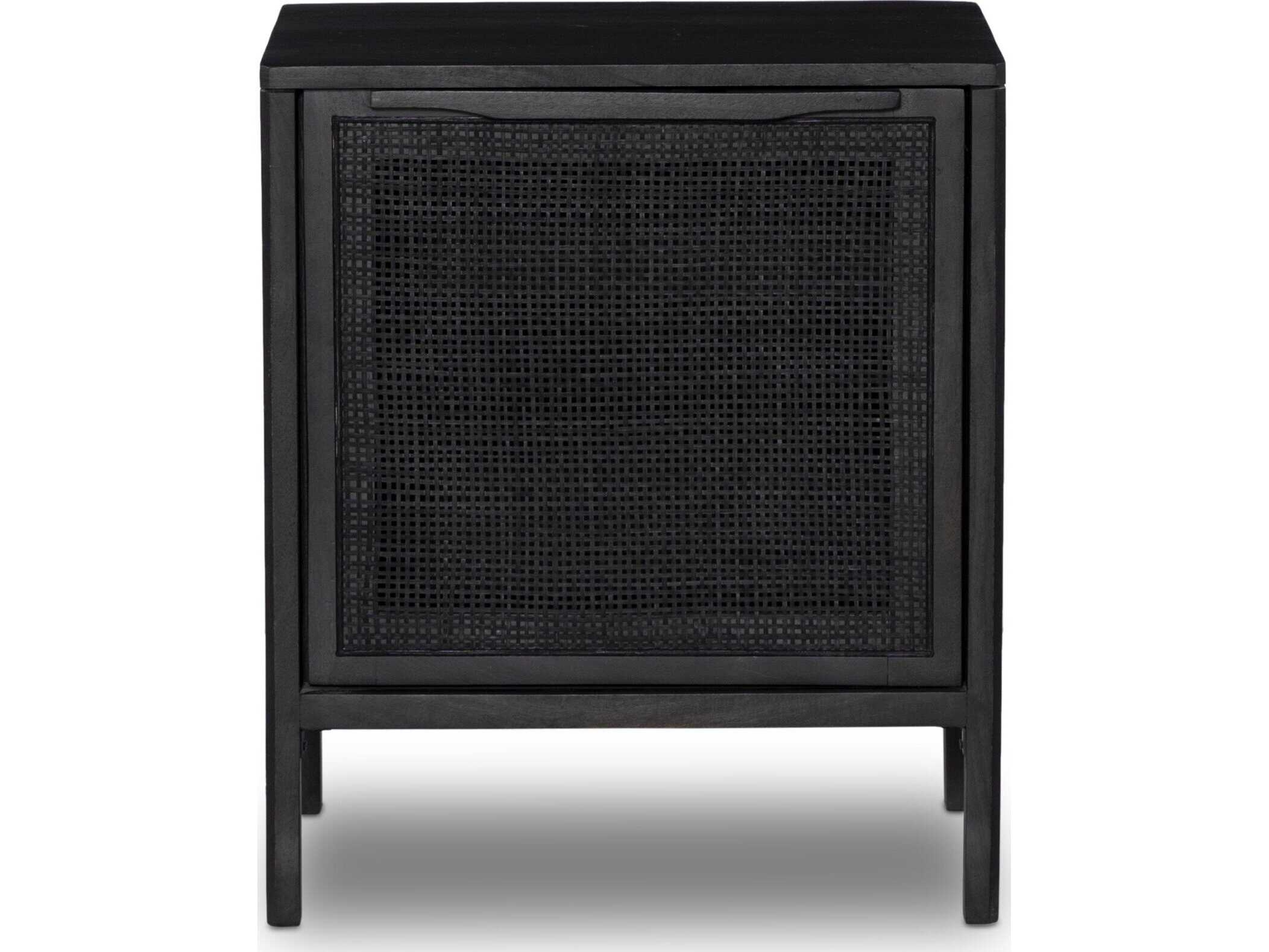 Four Hands Prescott Sydney Black Wash Mango Wood Nightstand