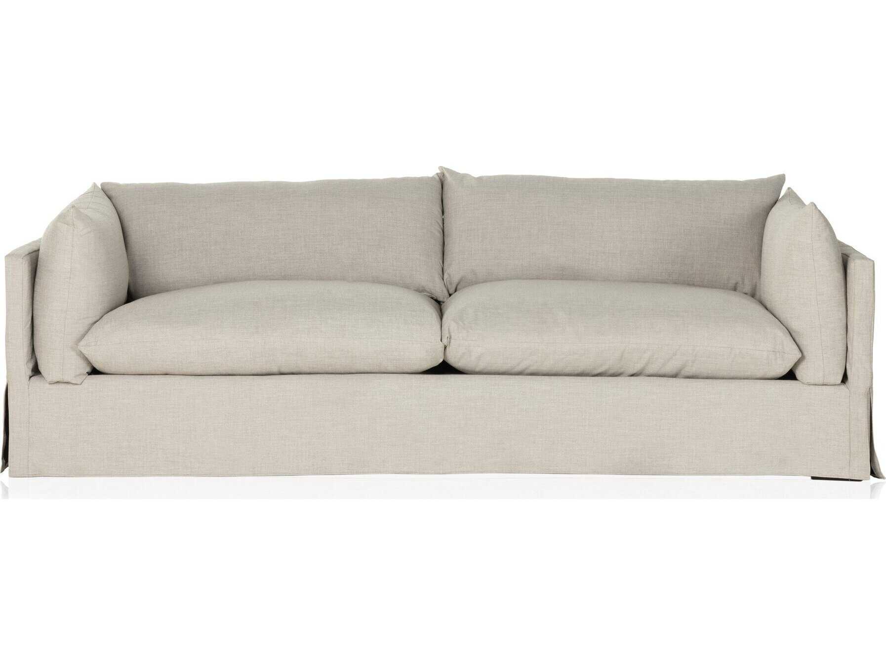 Four Hands Atelier Habitat Slipcover Bennett Moon Upholstered Slipcover Sofa