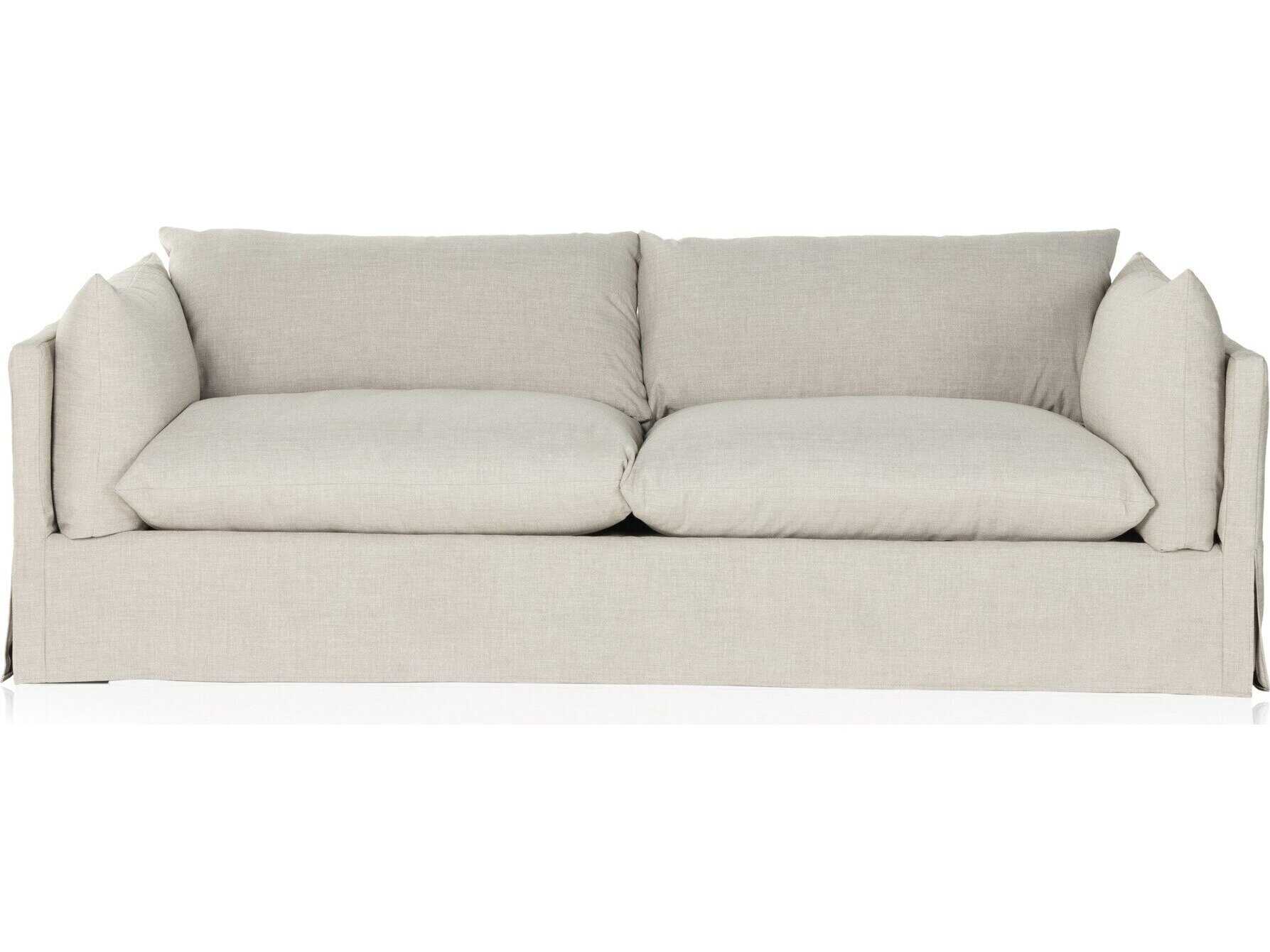 Four Hands Atelier Habitat Slipcover Bennett Moon Upholstered Slipcover Sofa