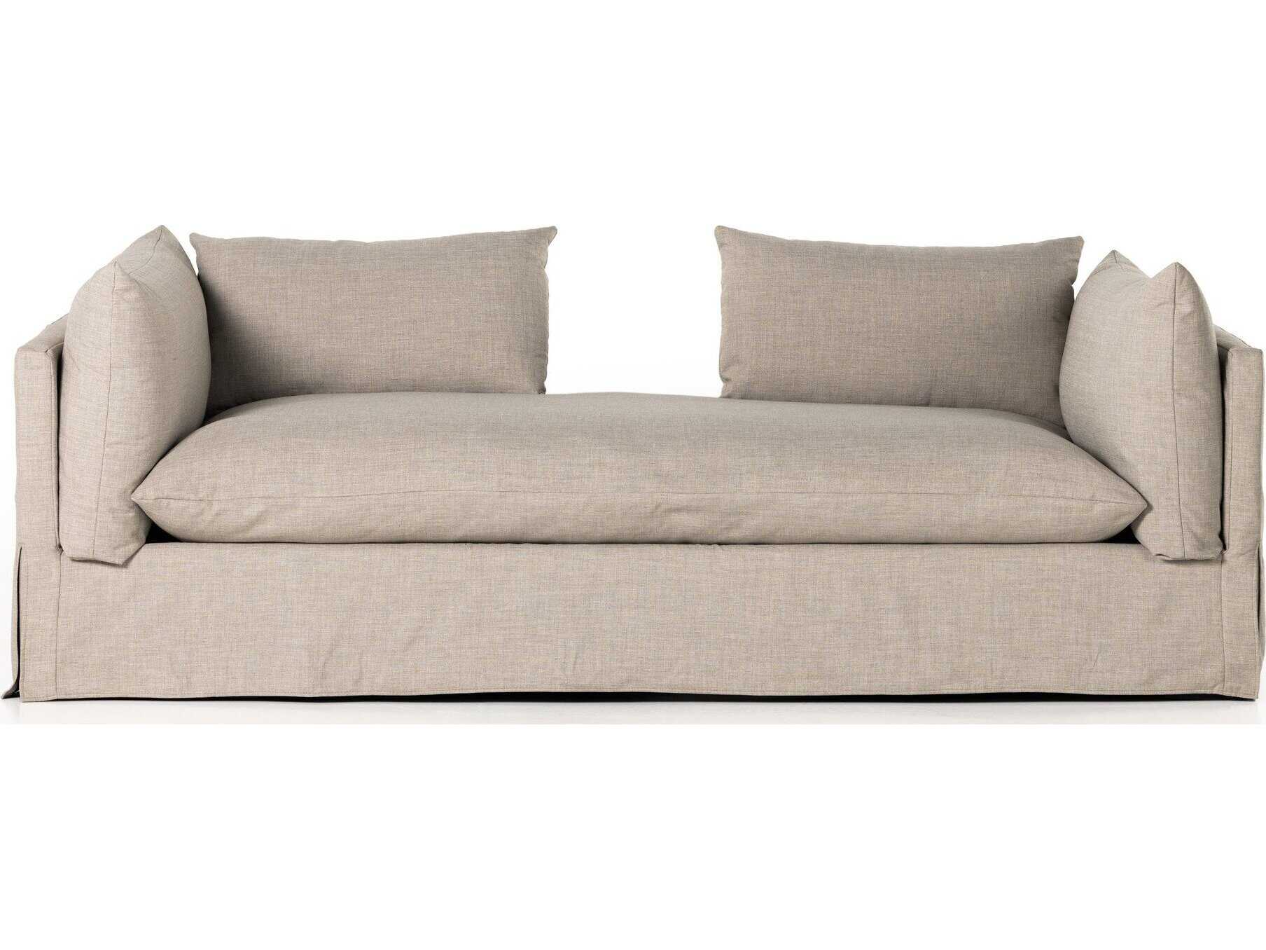 Four Hands Atelier Habitat Slipcover Bennett Moon Upholstered Slipcover Chaise