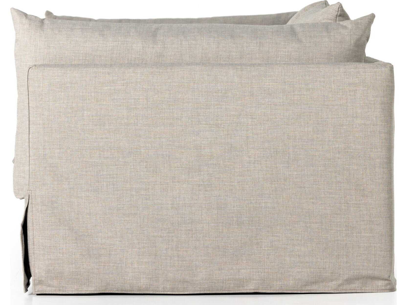 Four Hands Atelier Habitat Slipcover Bennett Moon Upholstered Slipcover Chaise