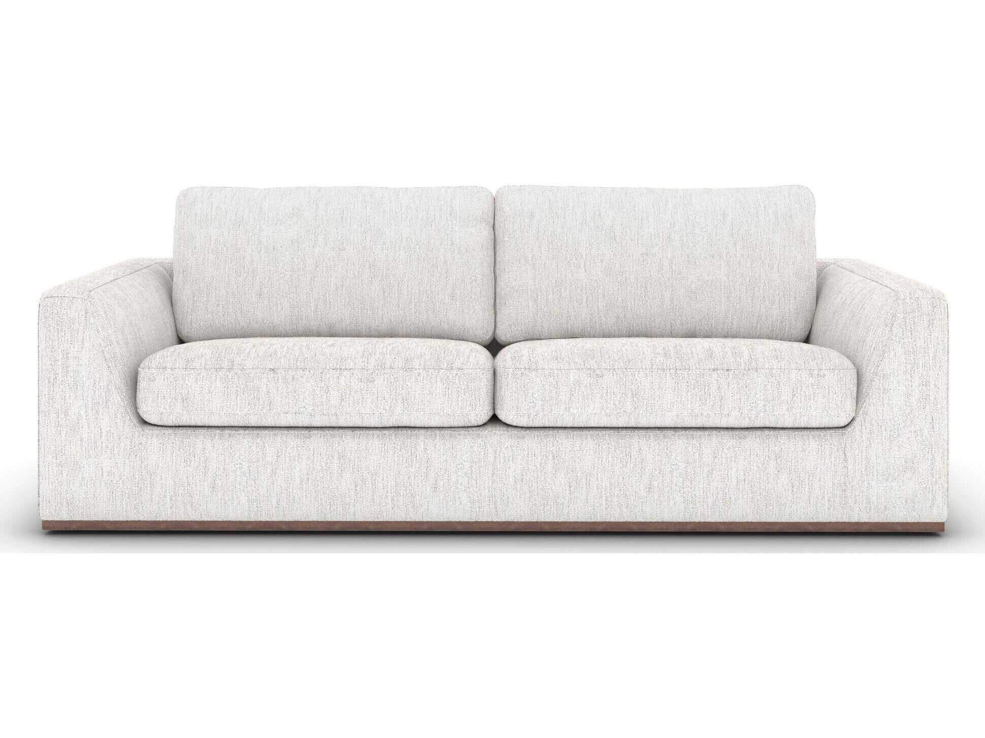 Four Hands Centrale Colt Aged Sienna Merino Cotton Gray Upholstered Sofa