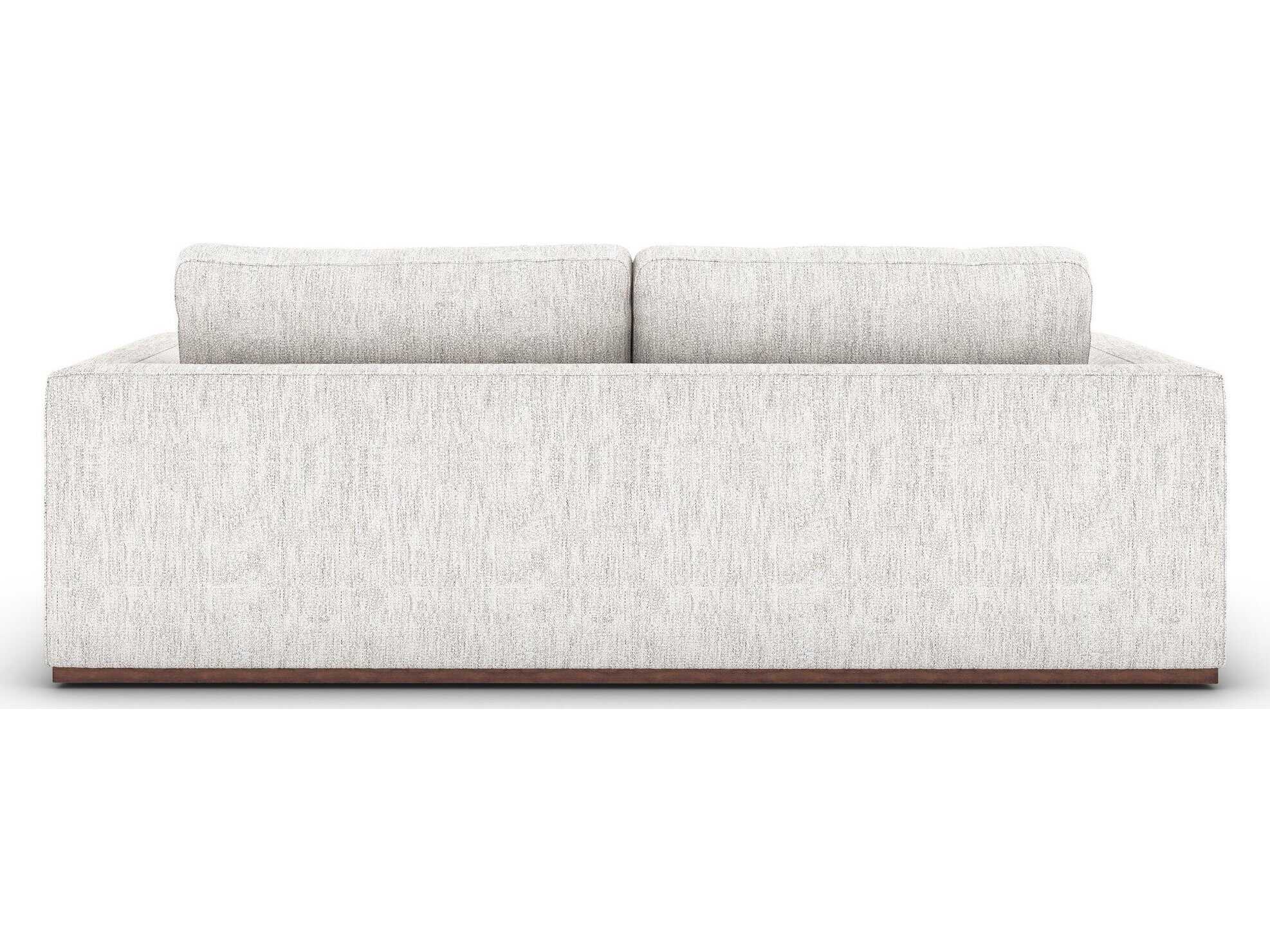 Four Hands Centrale Colt Aged Sienna Merino Cotton Gray Upholstered Sofa