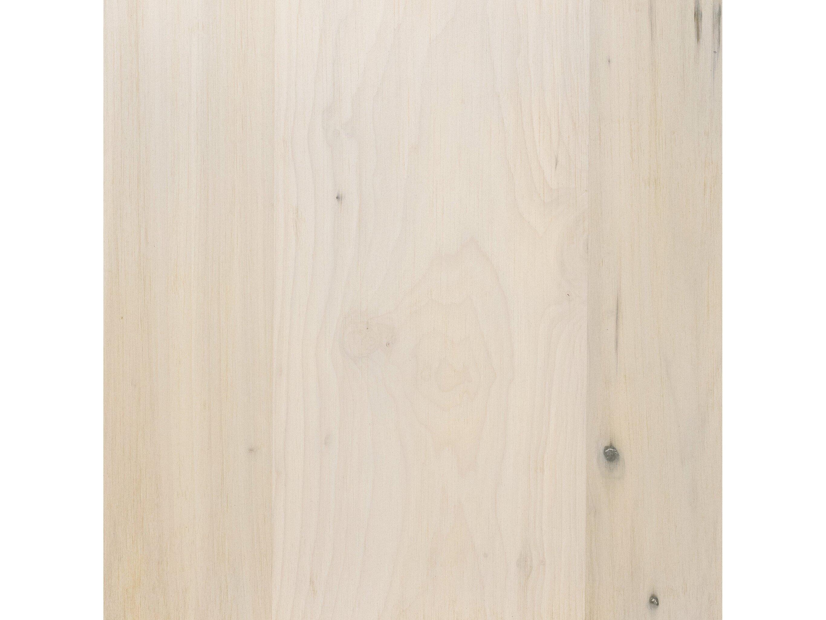 Four Hands Fulton Trey 69" Poplar Wood Natural Iron Dove Toffee Leather Media Console