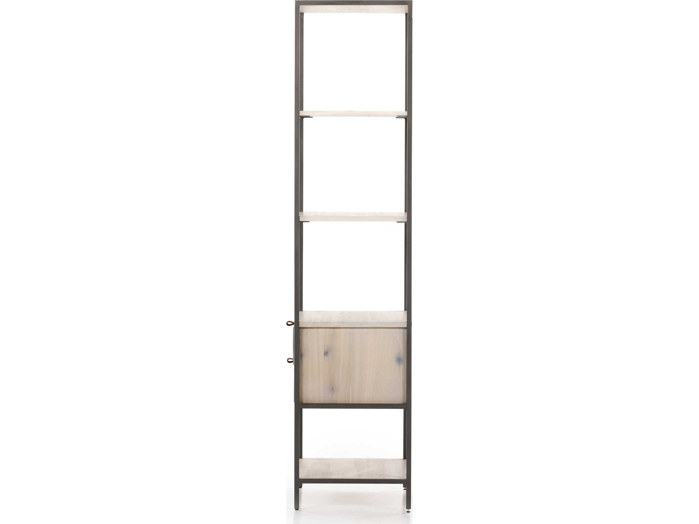 Four Hands Fulton Trey Natural Iron  Bookshelf