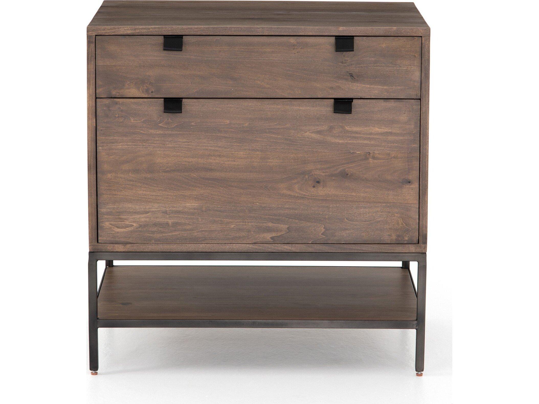 Four Hands Fulton Trey Auburn Poplar  Modular Filing Cabinet