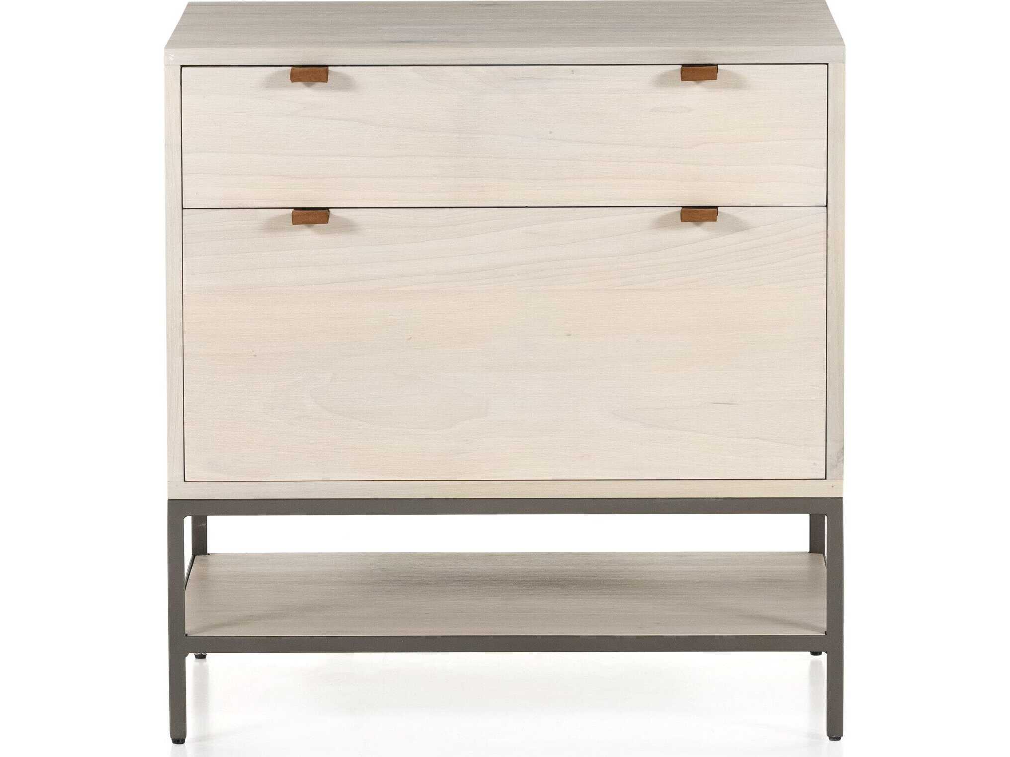 Four Hands Fulton Trey Dove Poplar  Modular Filing Cabinet