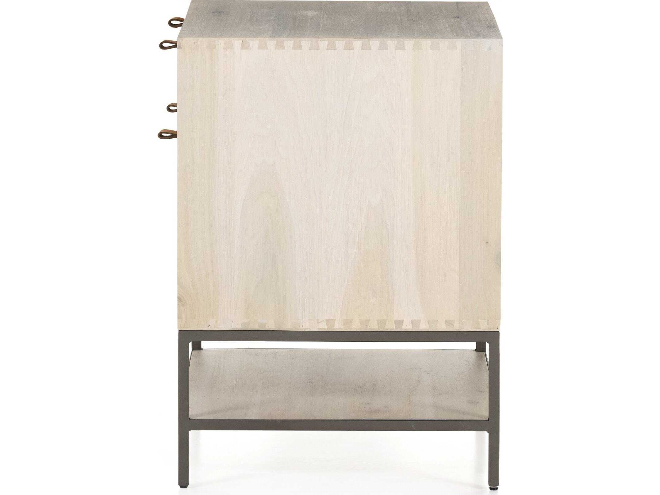 Four Hands Fulton Trey Dove Poplar  Modular Filing Cabinet