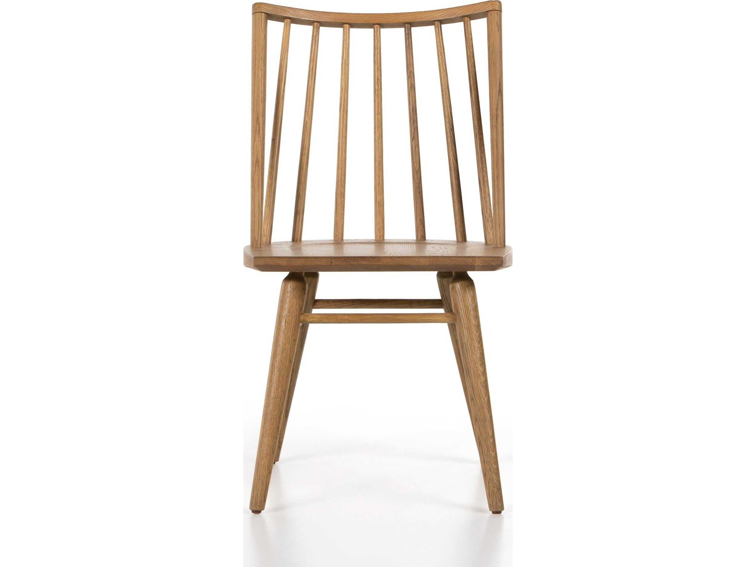 Four Hands Wallis Lewis Sandy Oak  Wood Windsor Chair