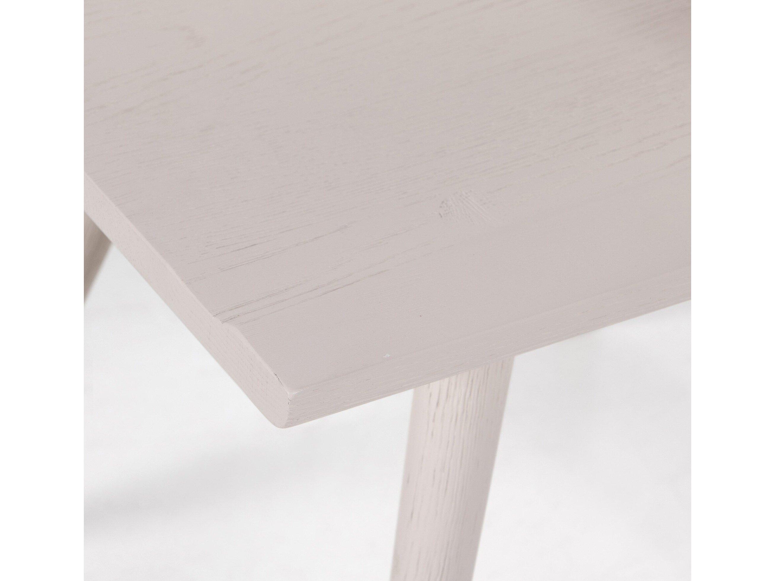 Four Hands Garth Ripley Oak Wood White Side Dining Chair