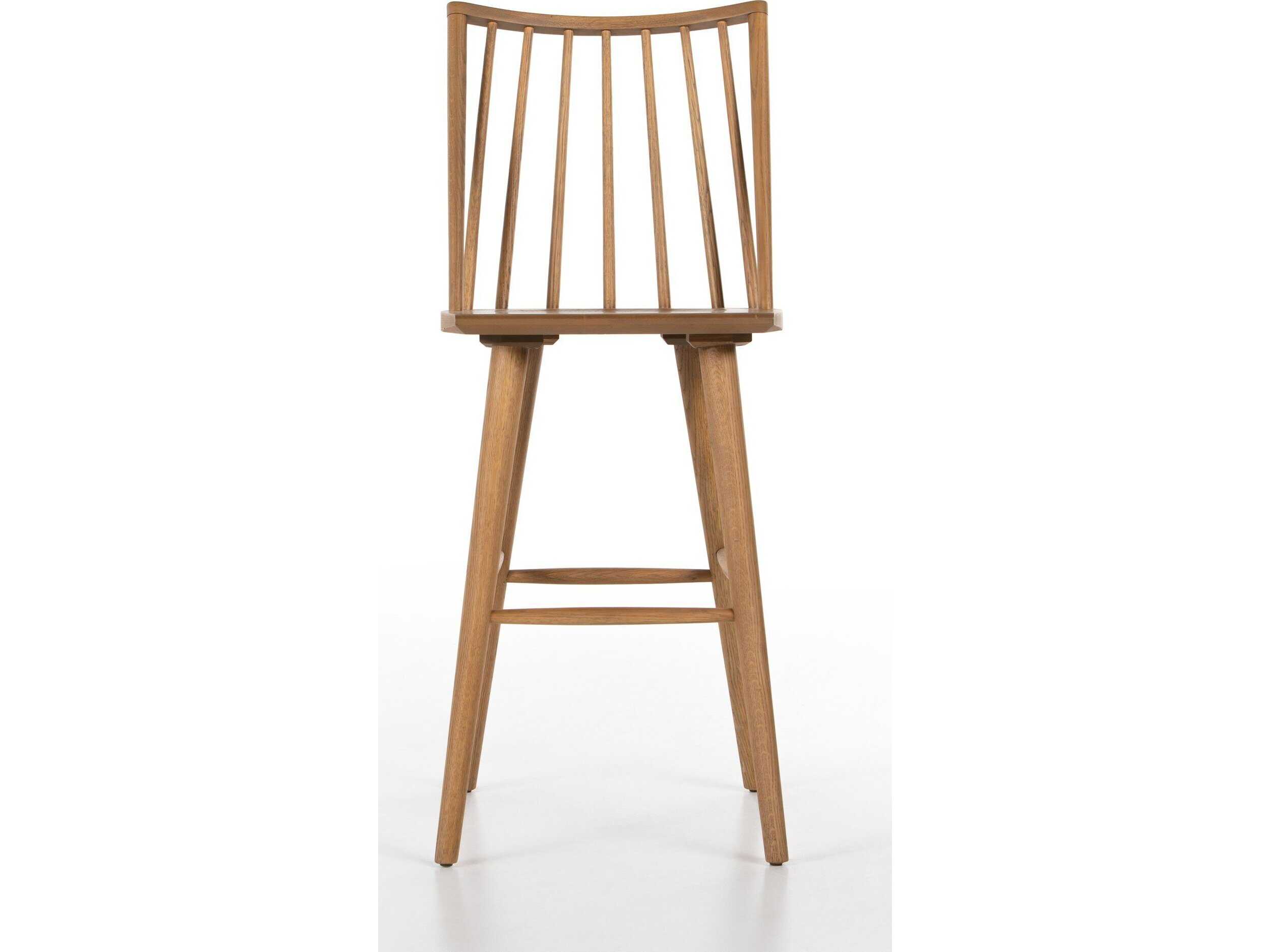 Four Hands Wallis Lewis Sandy Oak  Wood Windsor Stool