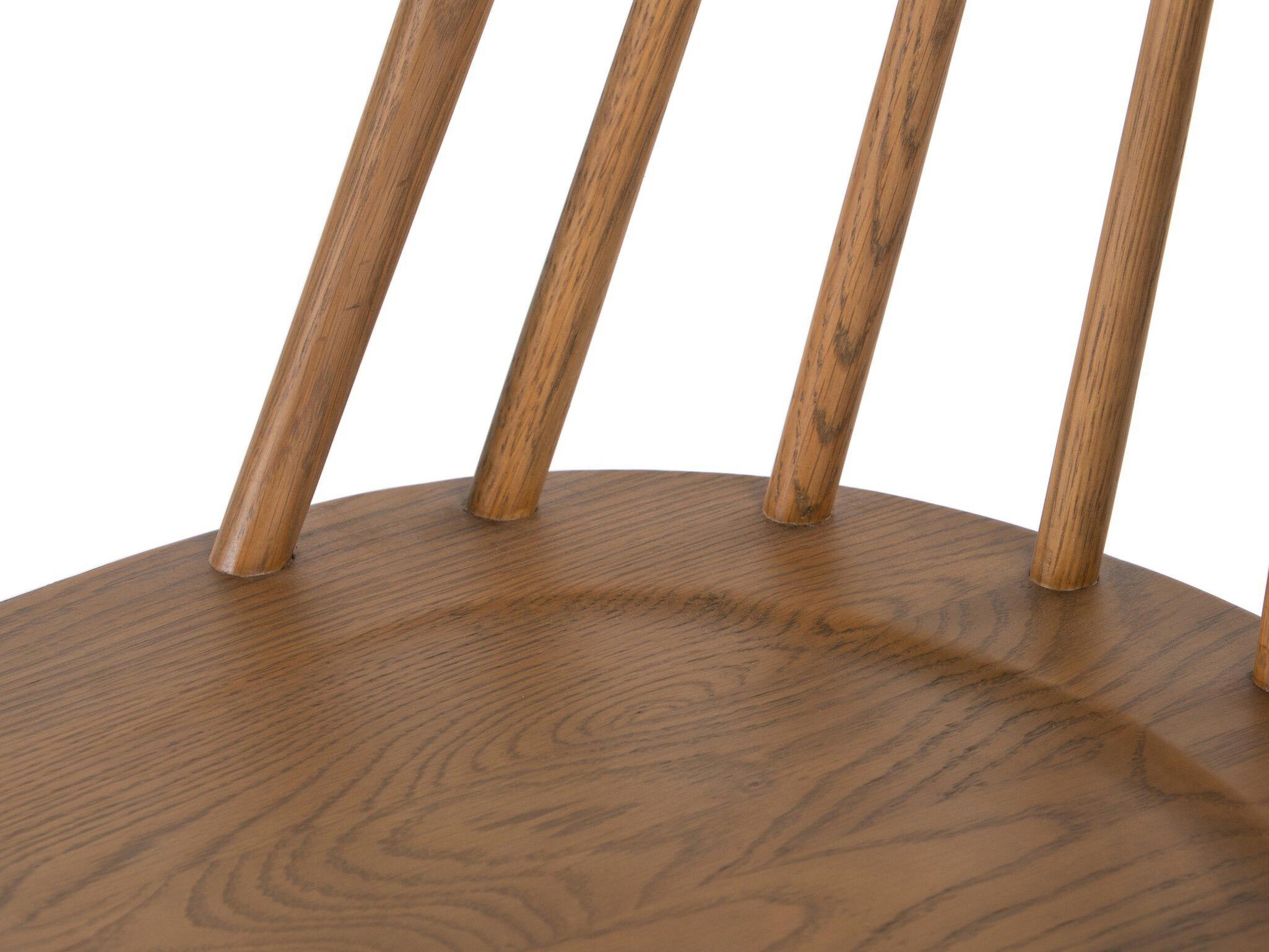 Four Hands Wallis Lewis Sandy Oak  Wood Windsor Stool