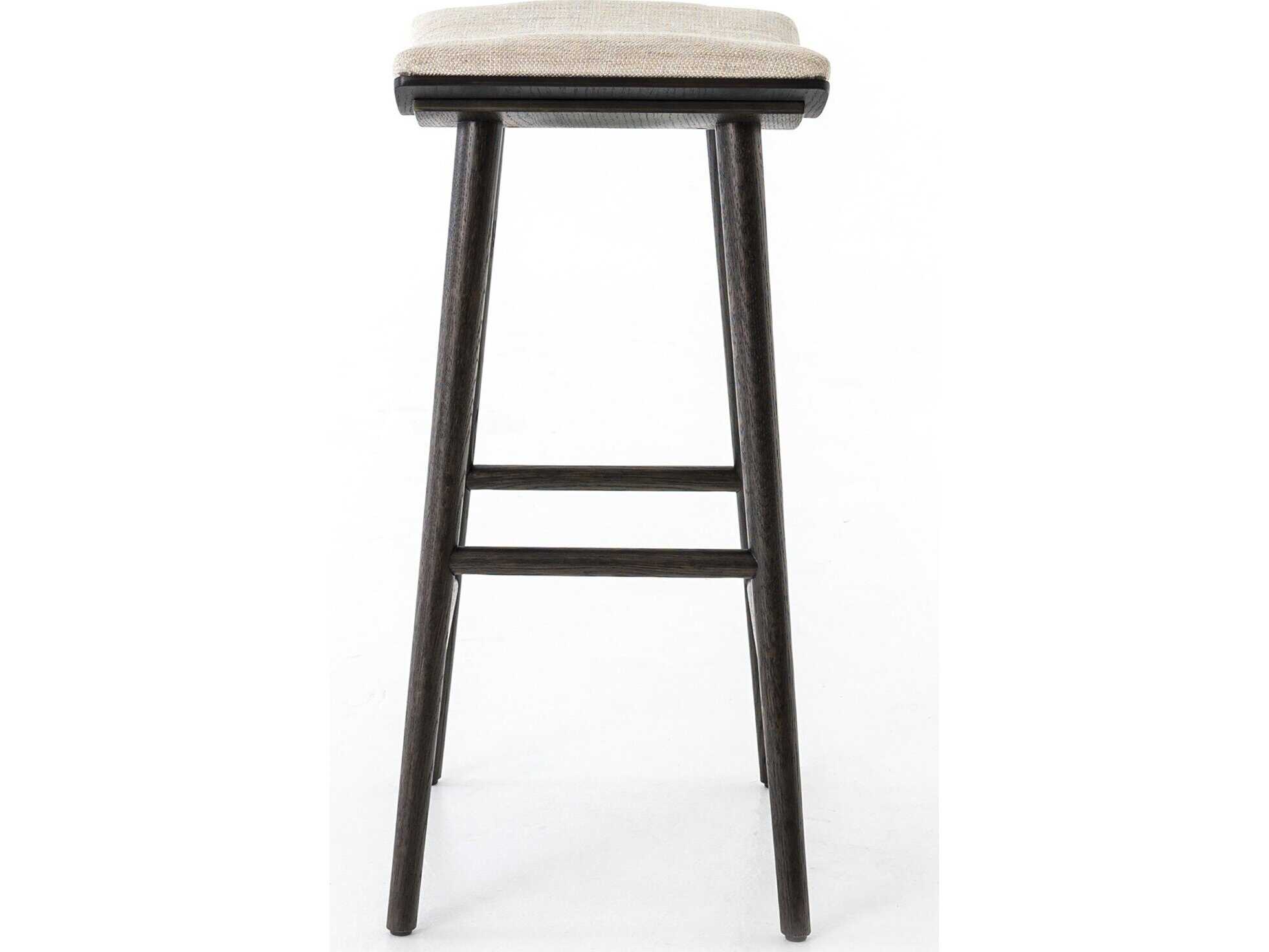 Four Hands Wallis Union Essence Natural Upholstered Bar Stool