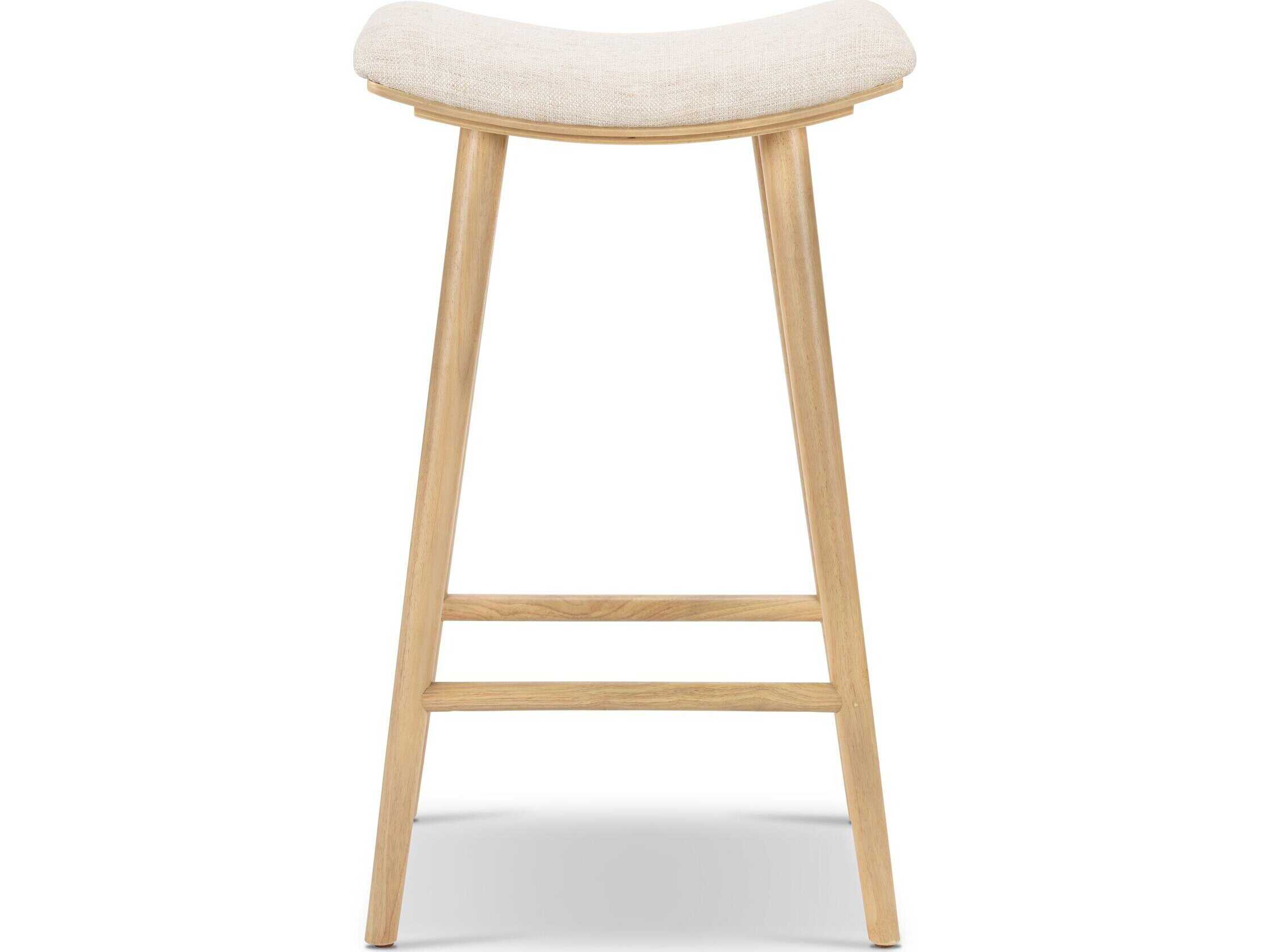 Four Hands Wallis Union Essence Natural Upholstered Bar Stool