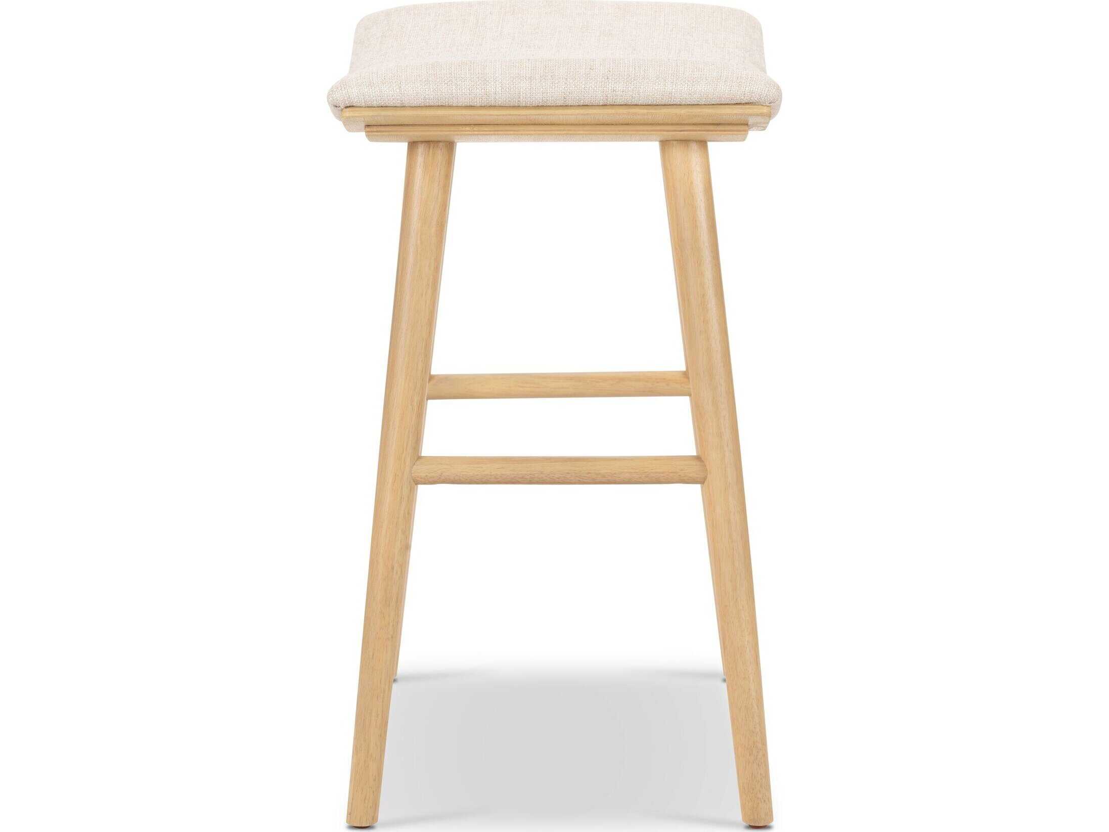 Four Hands Wallis Union Essence Natural Upholstered Counter Stool